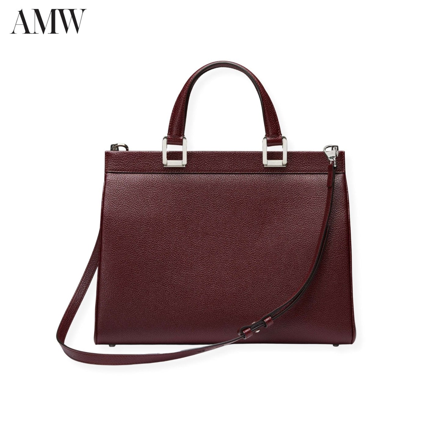 GUCCI Zumi Grainy Leather Medium Top Handle Bag