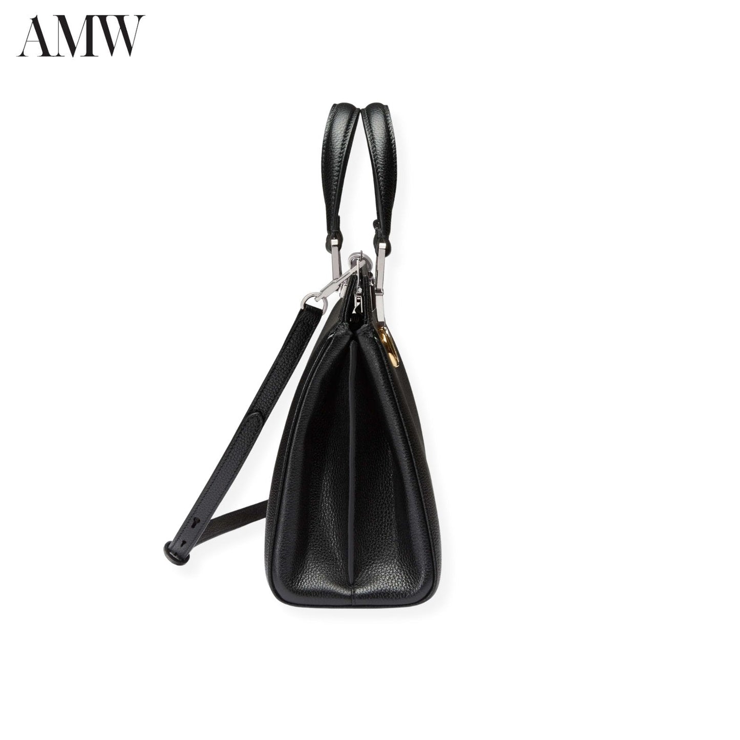 GUCCI Zumi Grainy Leather Small Top Handle Bag