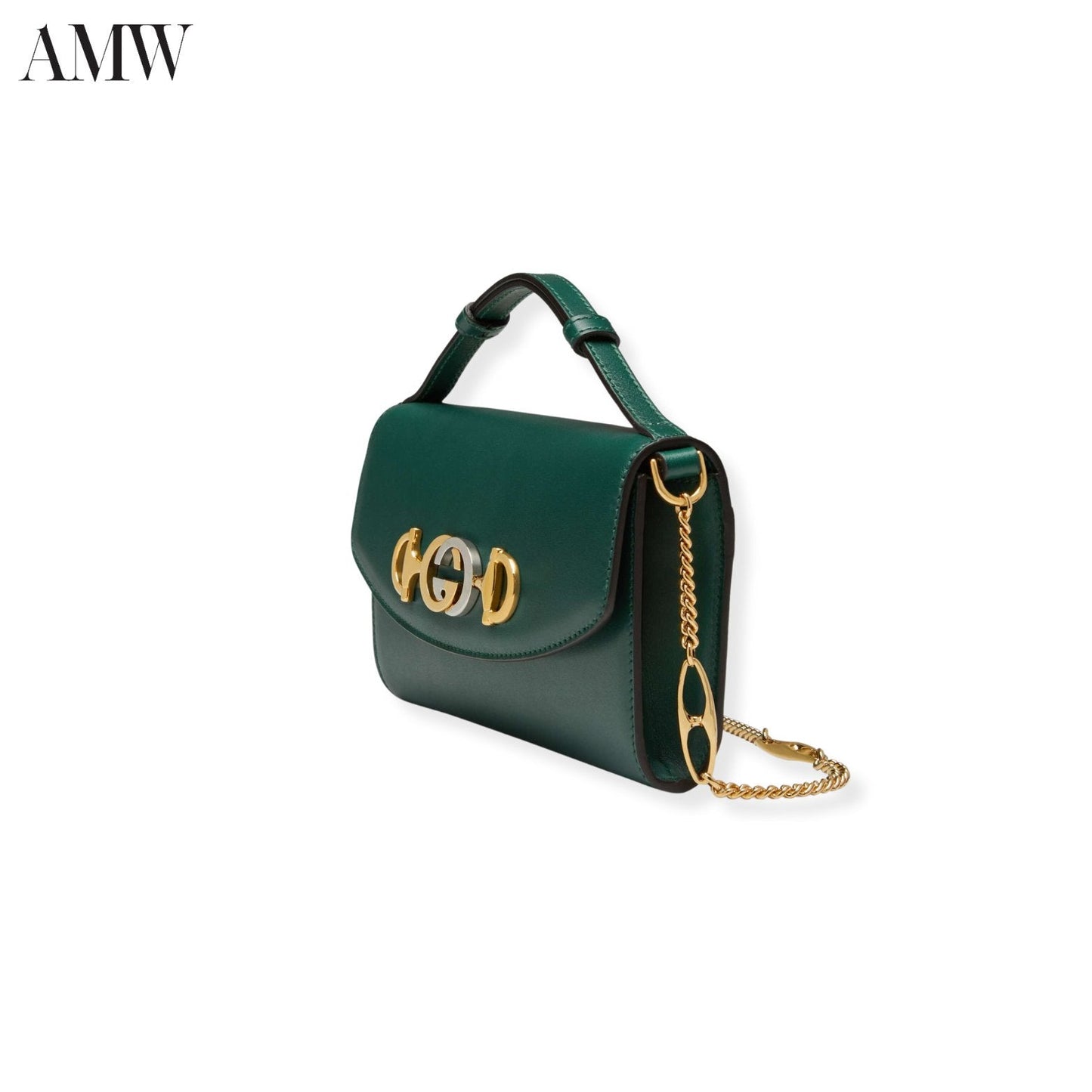 GUCCI Zumi Smooth Leather Mini Shoulder Bag