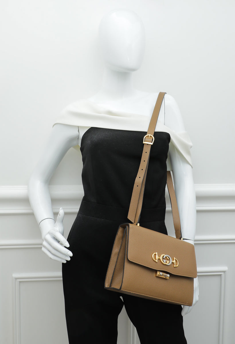 Gucci Brown Zumi Small Shoulder Bag