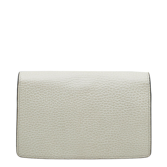Gucci White Dionysus Super Mini Bag