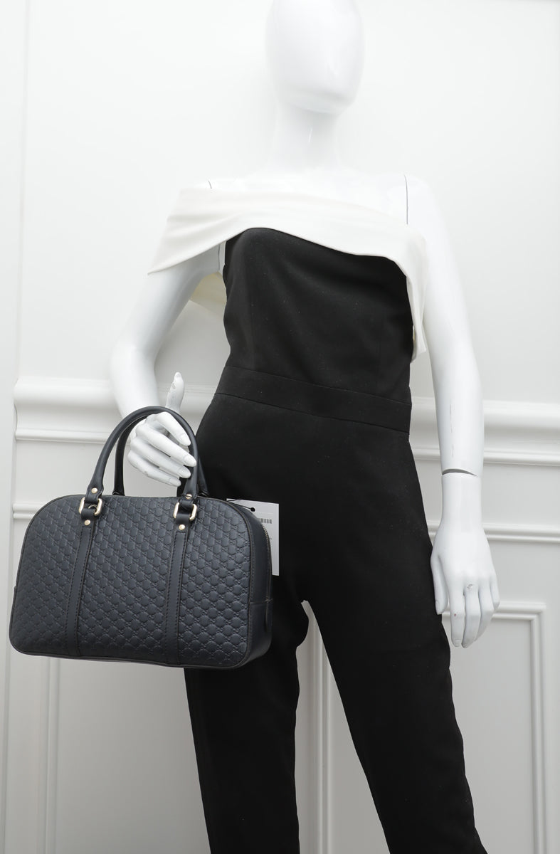 Gucci Blue GG MicroGuccissima Crossbody Bag