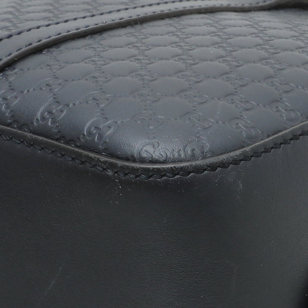 Gucci Blue GG MicroGuccissima Crossbody Bag