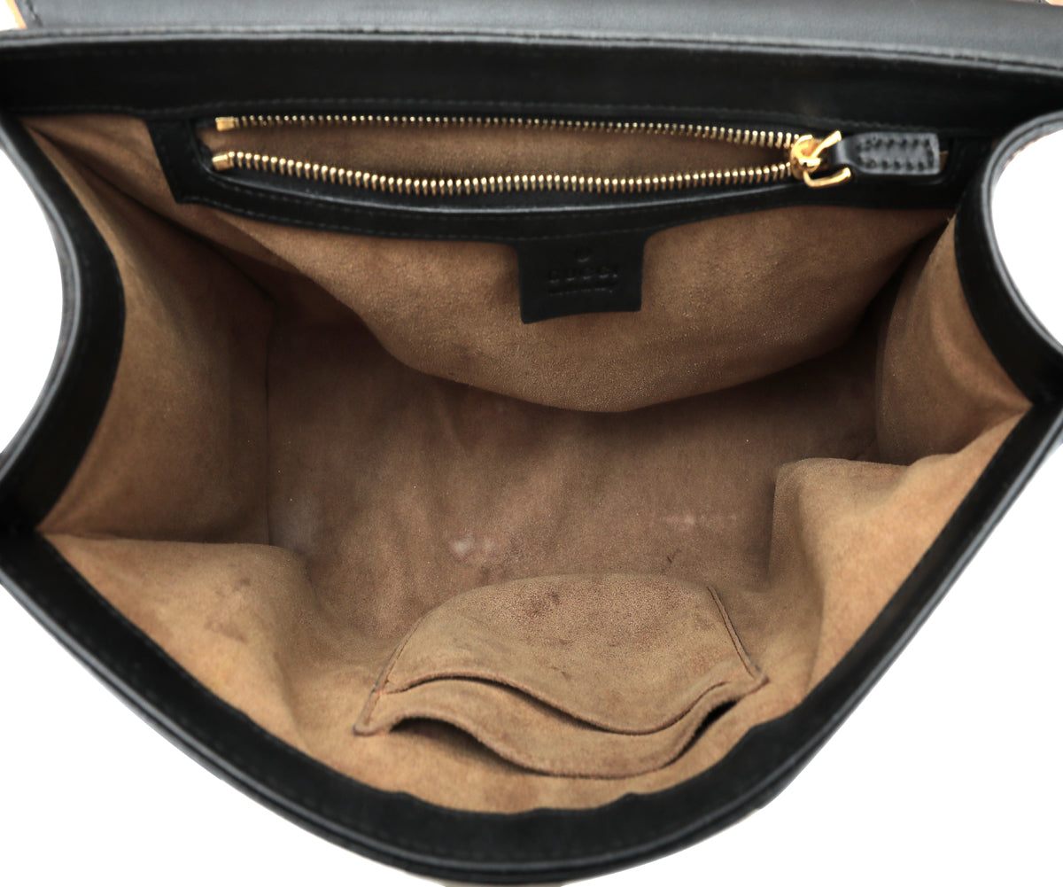 Gucci Tricolor GG Supreme Padlock Bag