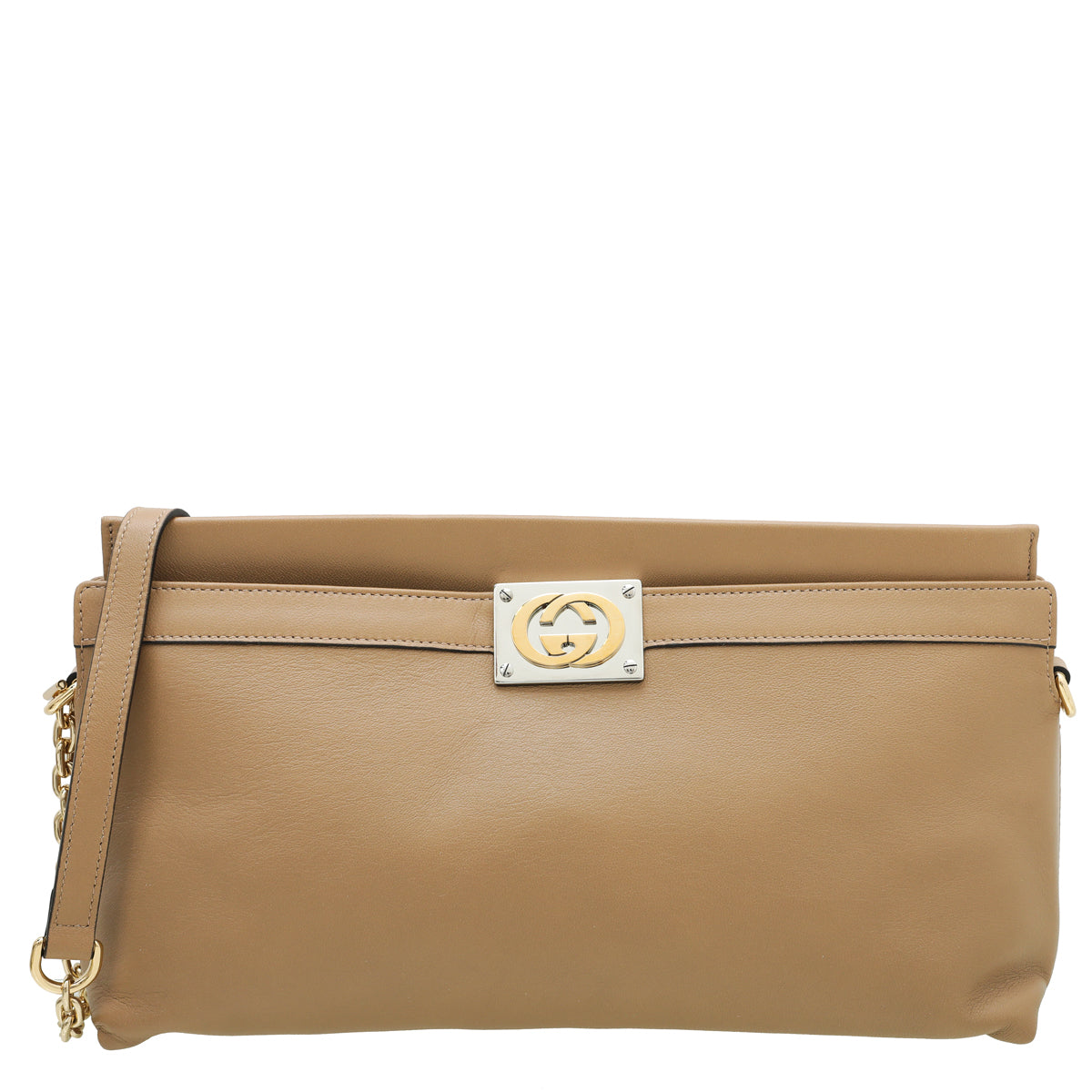 Gucci Beige Interlocking G Medium Shoulder Bag
