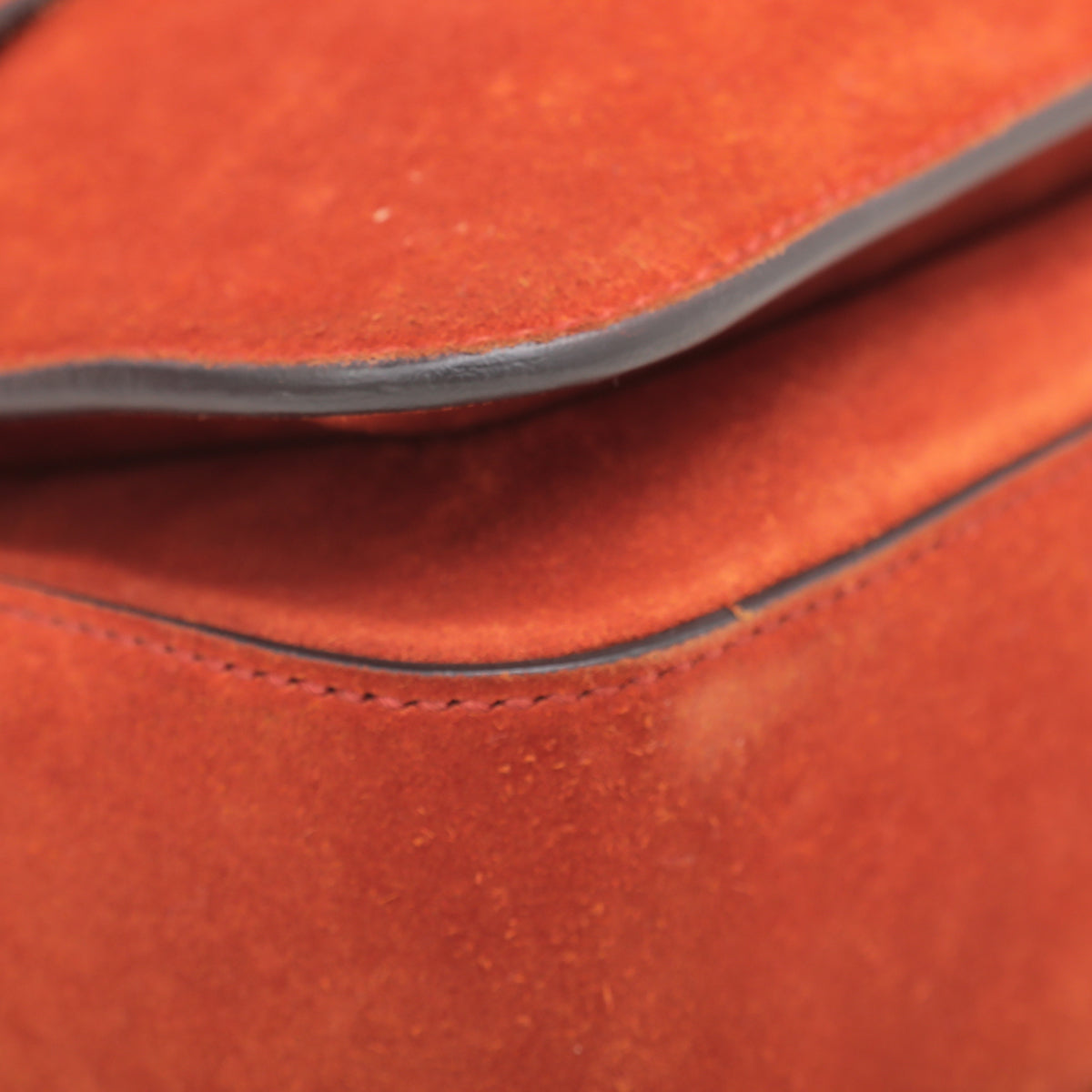 Gucci Orange Suede Jackie Soft Shoulder Bag