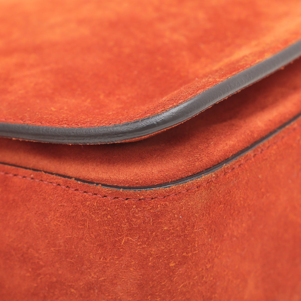 Gucci Orange Suede Jackie Soft Shoulder Bag