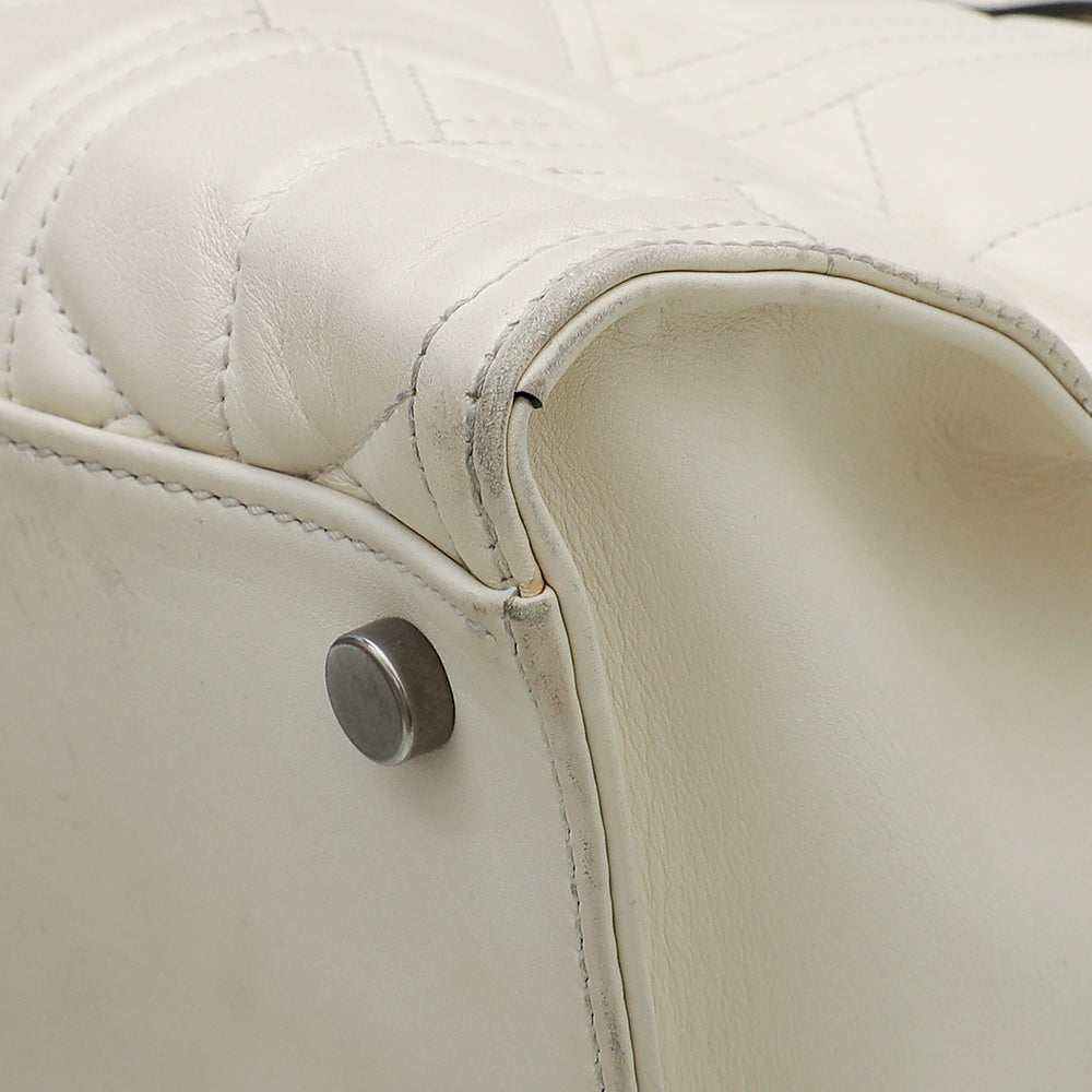 Gucci White Quilted Dionysus Large Tote Bag