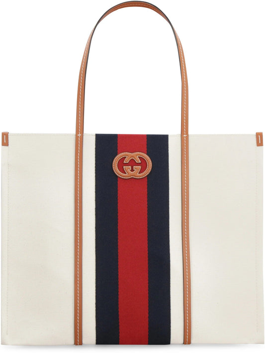 Gucci Shopping Tote with Interlocking G