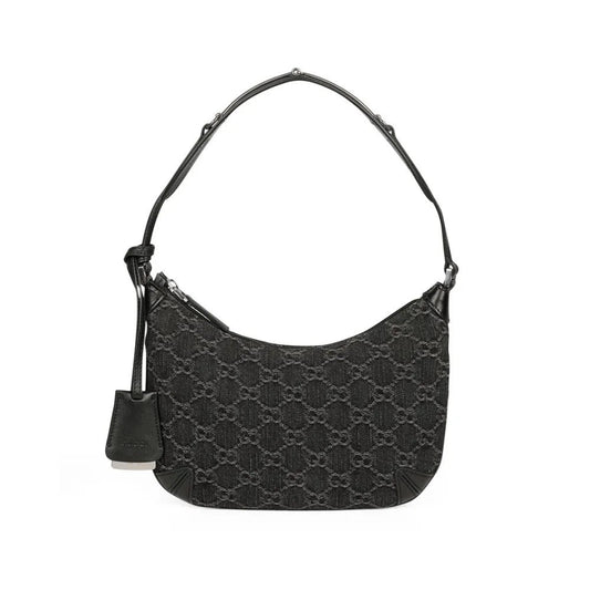 Gucci Horsebit Slim Shoulder Bag Black