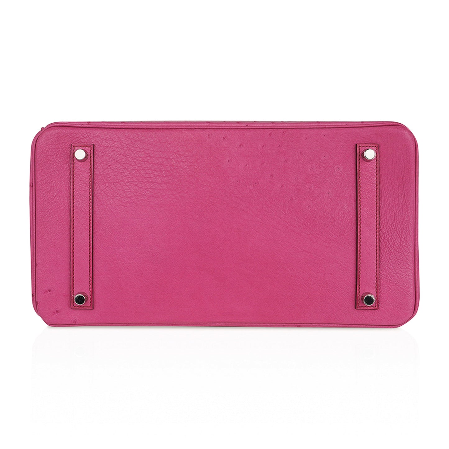 Hermes Birkin 35 Bag Fuchsia Ostrich Palladium Hardware
