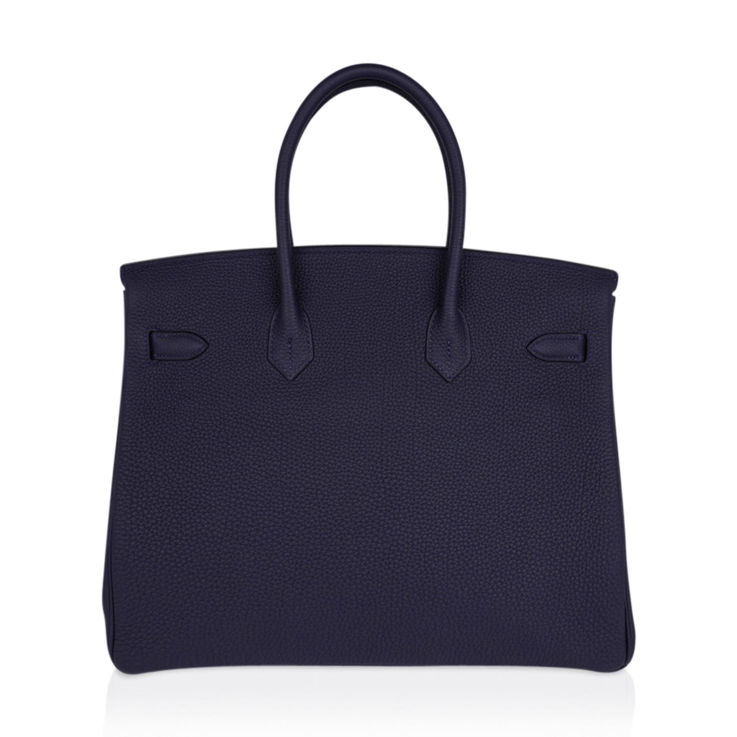 Hermes Birkin 35 Bag Blue Nuit Gold Hardware Togo Leather