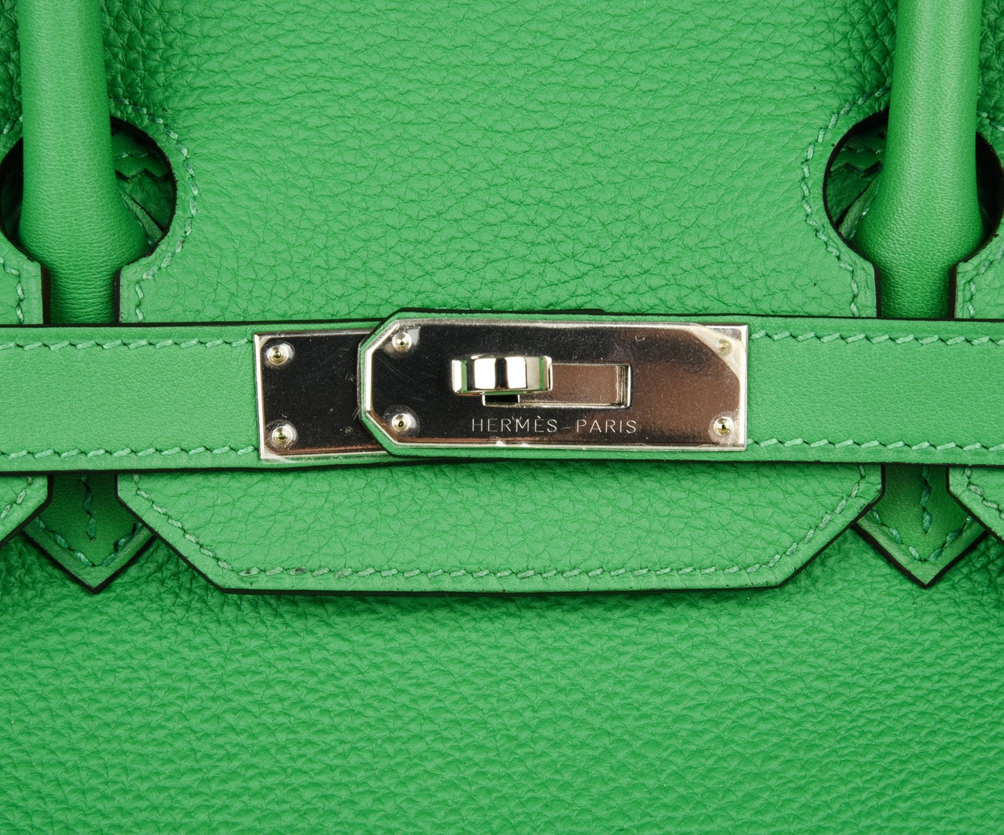 Hermes Birkin 35 Bag Ghillies Limited Edition Bamboo Palladium Hardware