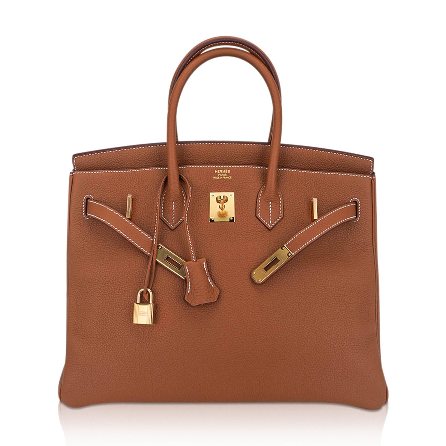 Hermes Birkin 35 Bag Gold Togo Leather with Gold Hardware