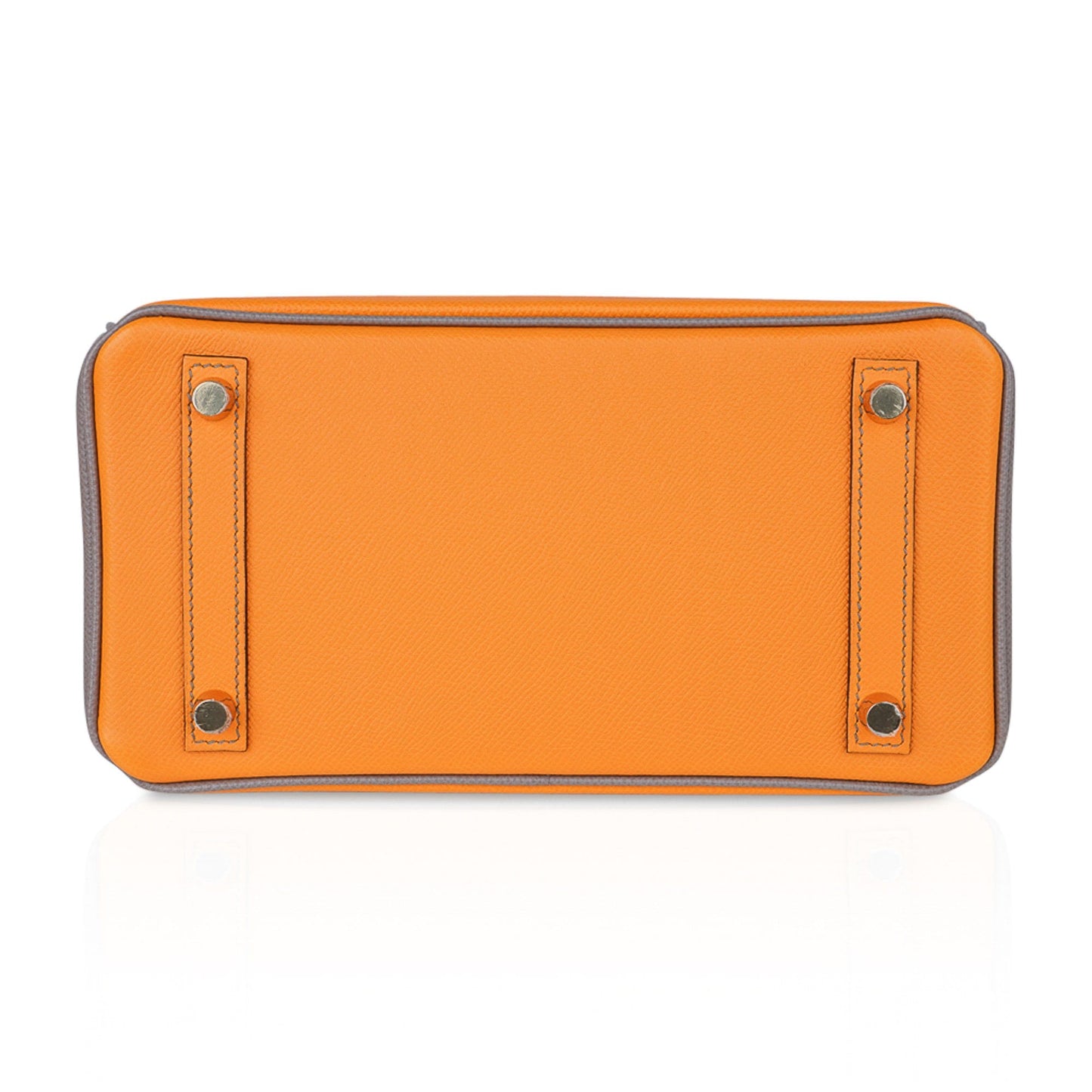 Hermes Birkin HSS 25 Bag Jaune Ambre / Gris Asphalte Gold Hardware