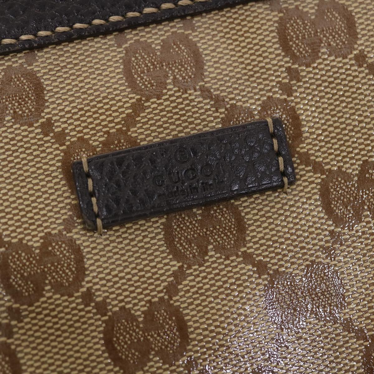 GUCCI GG Crystal Canvas Web Sherry Line Shoulder Bag Beige 293599  hk775