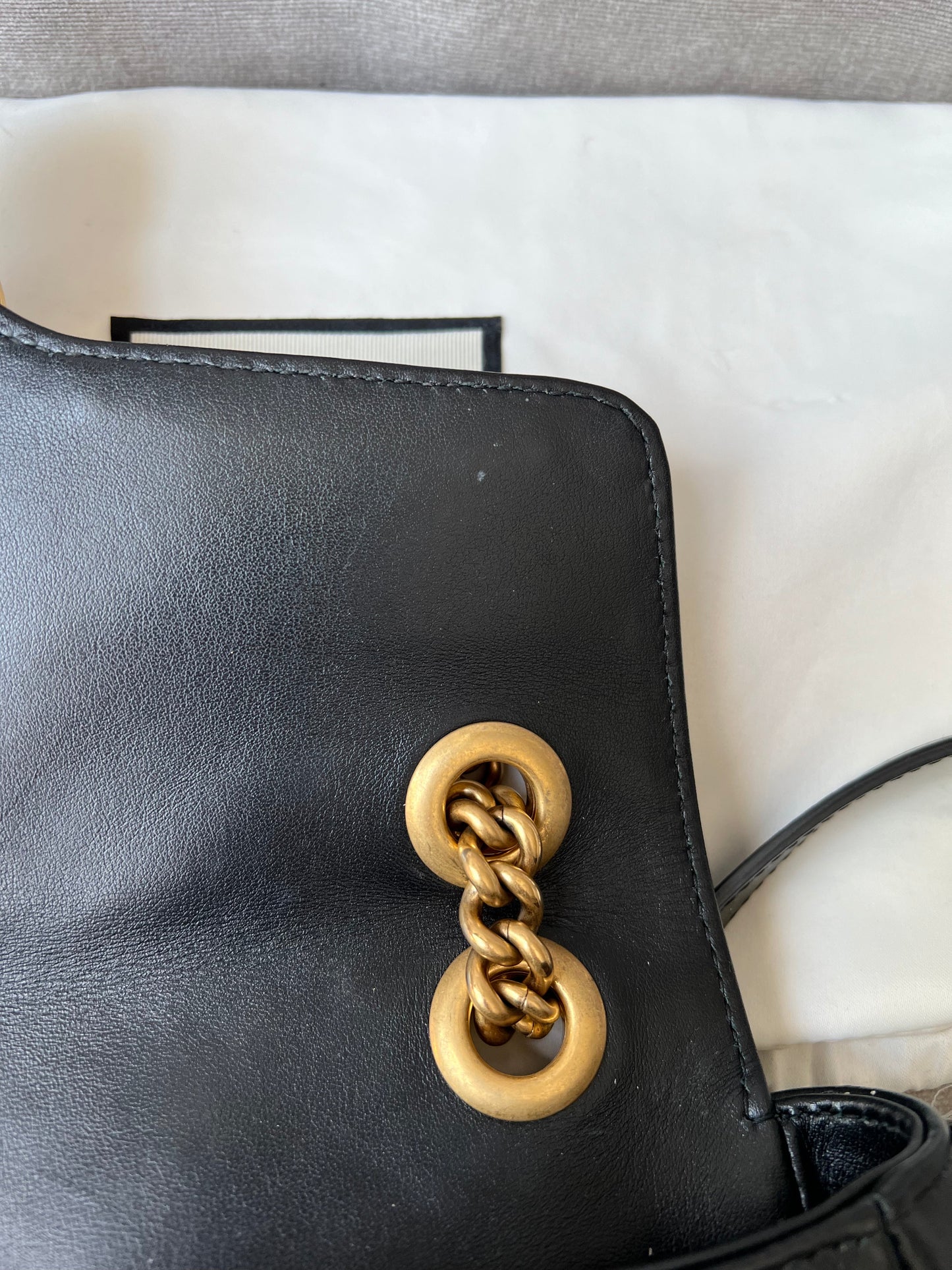 Gucci GG Black Marmont Small Shoulder Bag (RRP £1800)