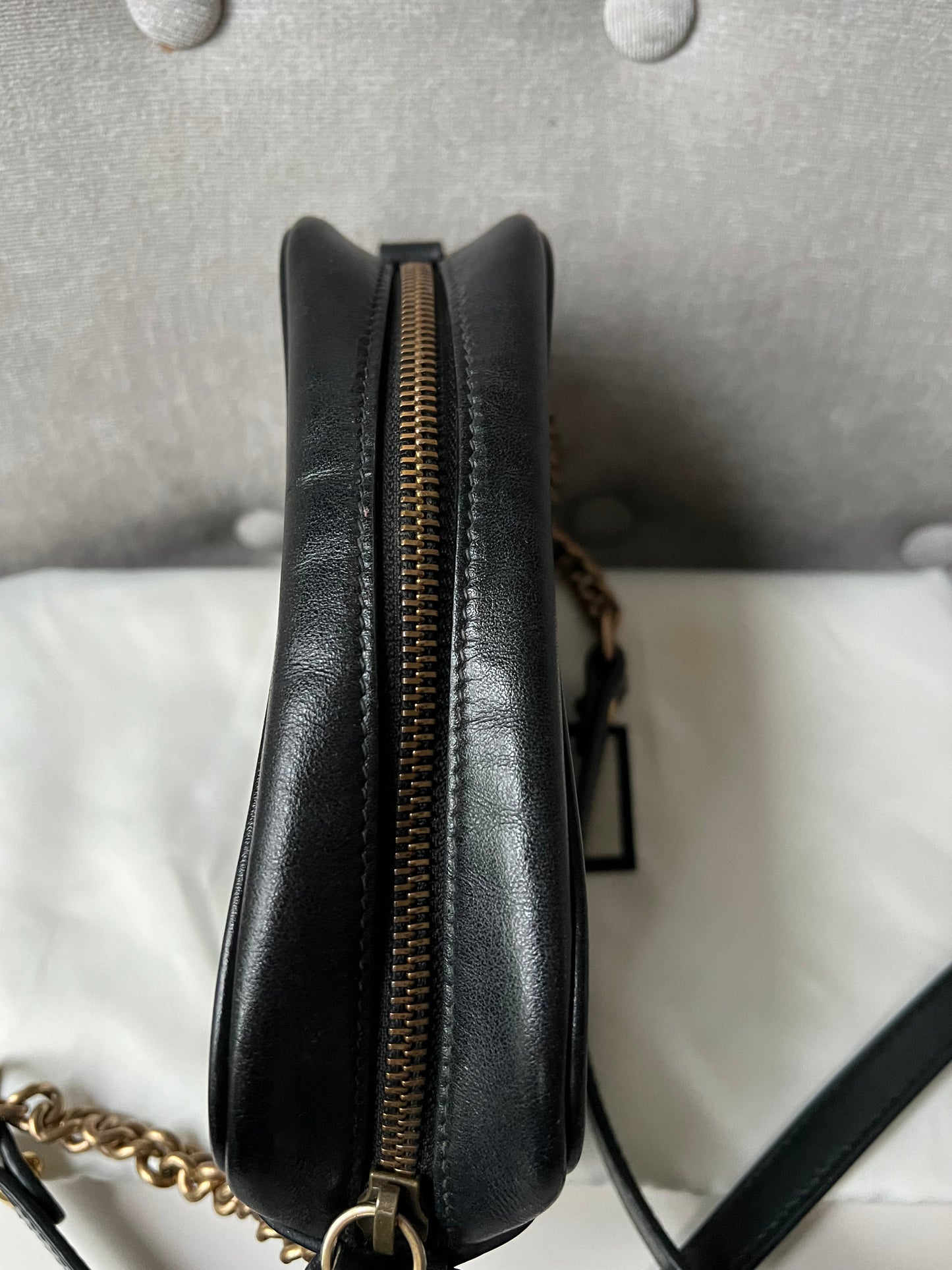 Gucci GG Black Marmont Mini Shoulder Bag (RRP £1,160)