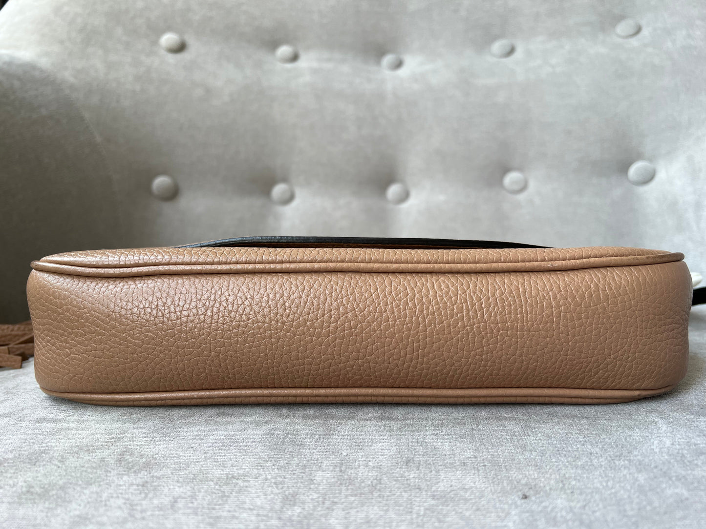 Gucci Rose Beige Soho Disco Crossbody Flap Bag (RRP £1050)