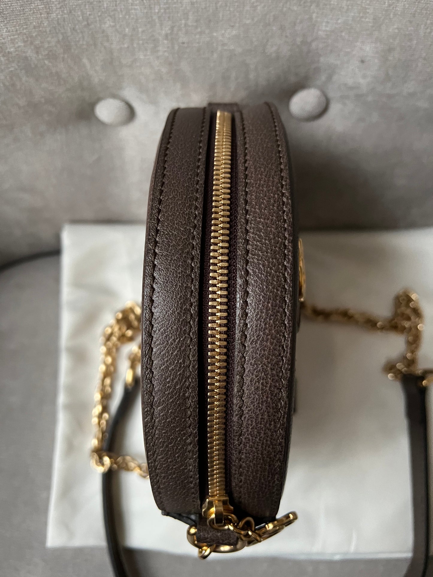 Gucci GG Ophidia Mini GG Round Shoulder Bag (RRP £1,160)