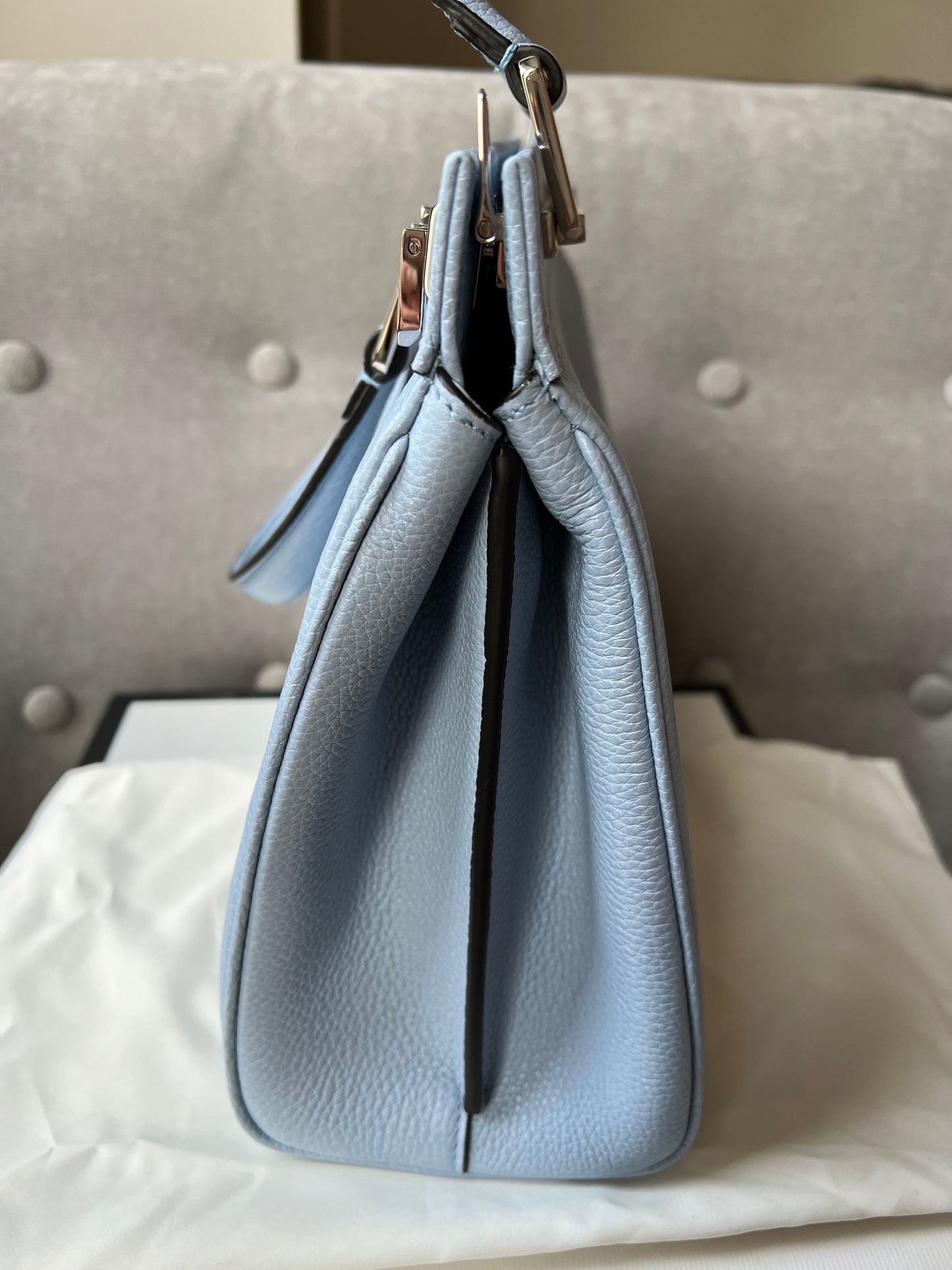 Gucci Pale Blue Medium Zumi Tote (RRP £2210)