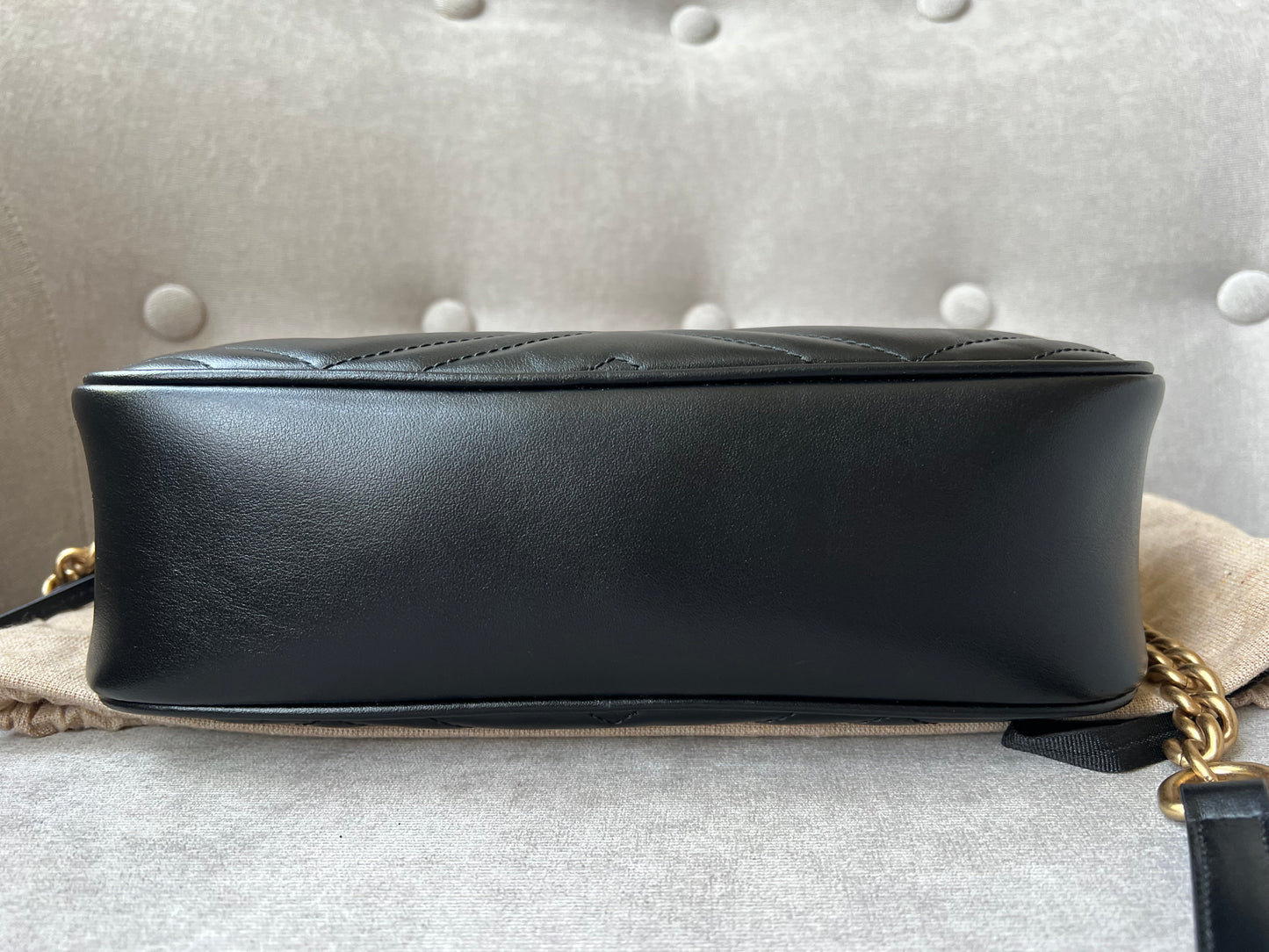 Gucci GG Black Marmont Small Shoulder Bag