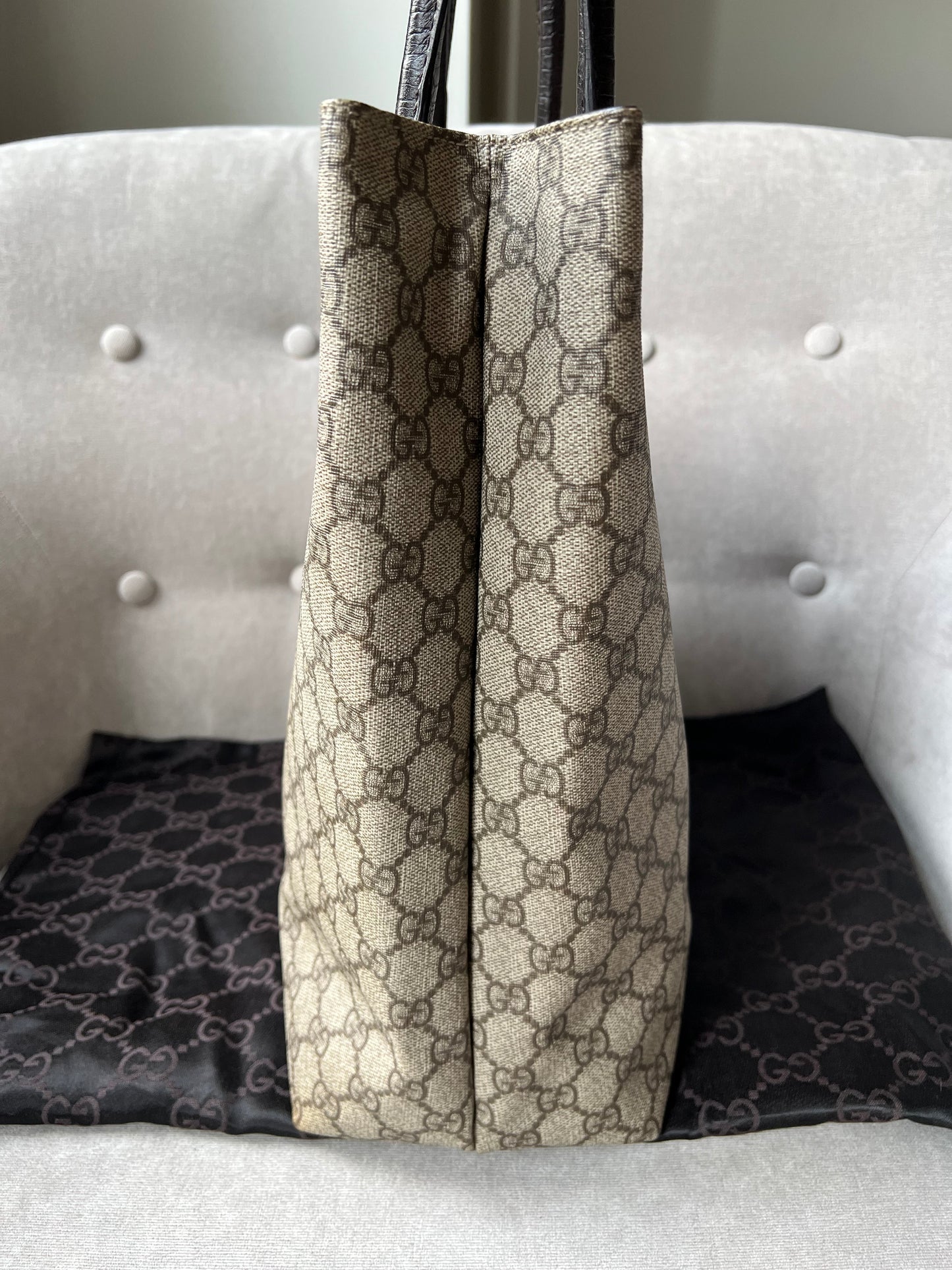 Gucci GG Monogram Canvas Tote Bag