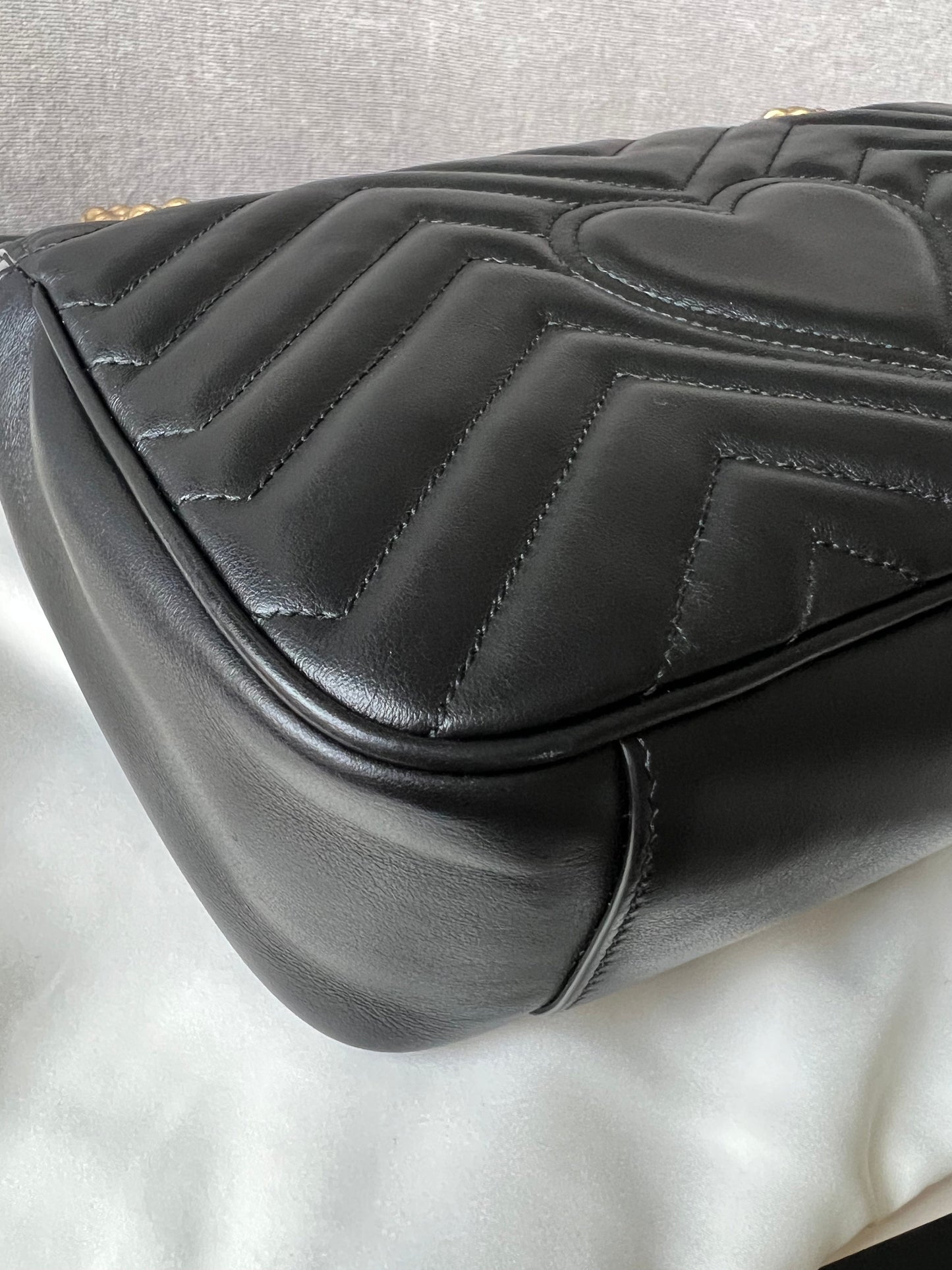 Gucci GG Black Marmont Small Shoulder Bag (RRP £1800)