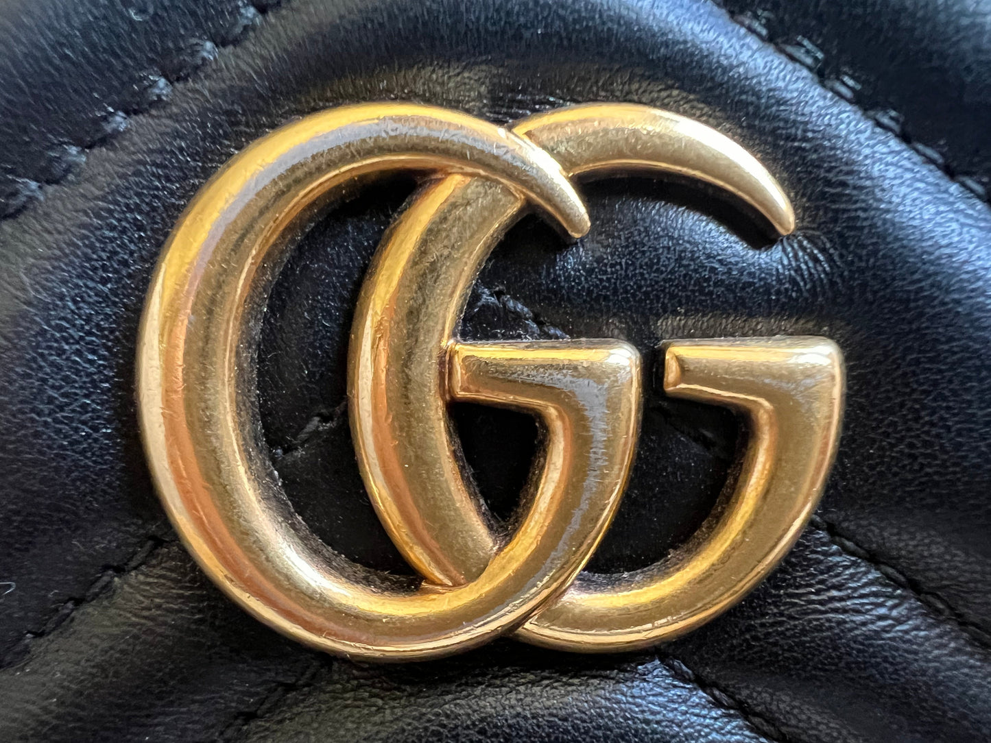 Gucci GG Black Marmont Mini Shoulder Bag