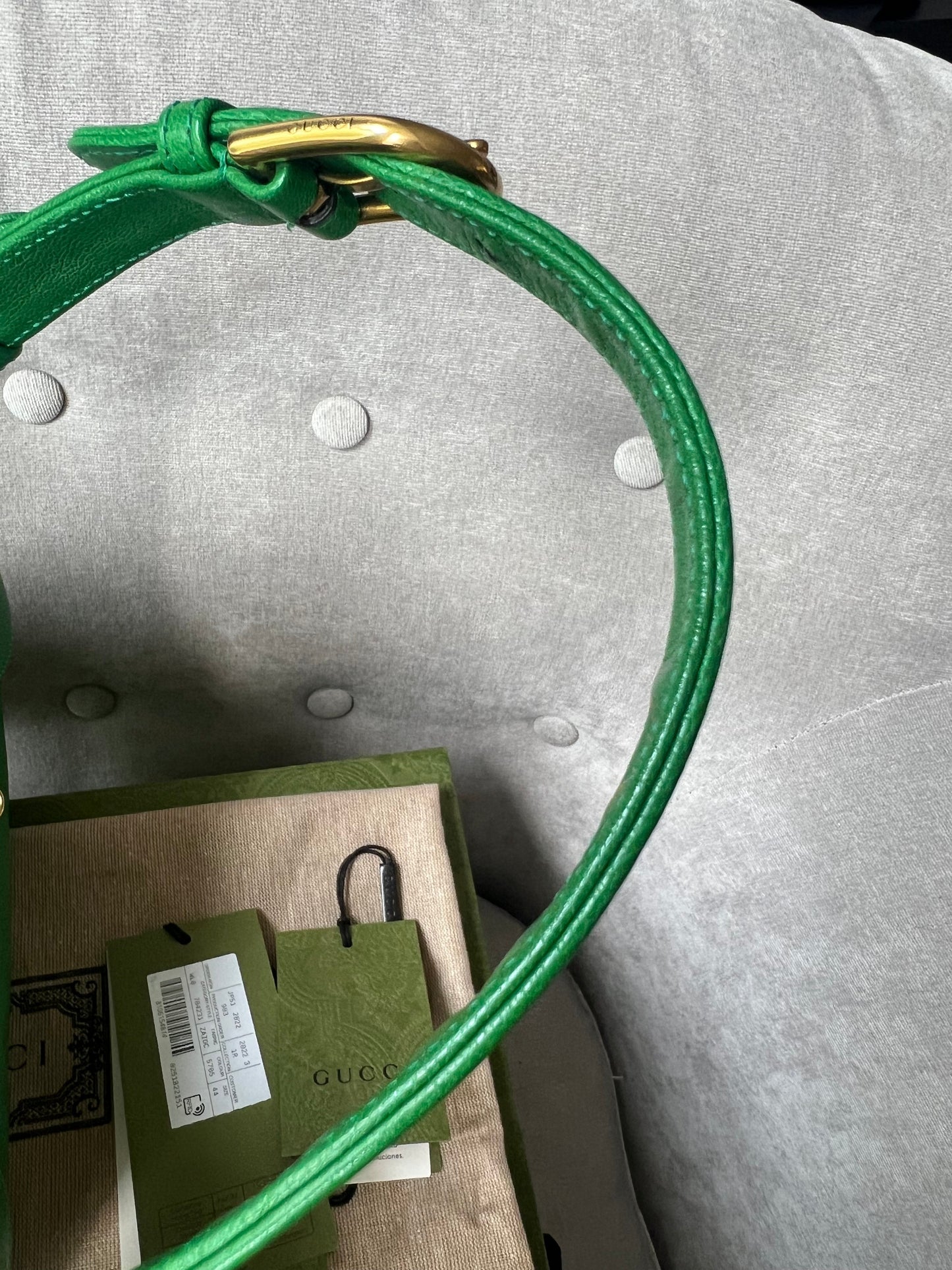 Gucci Green Small Aphrodite Shoulder Bag