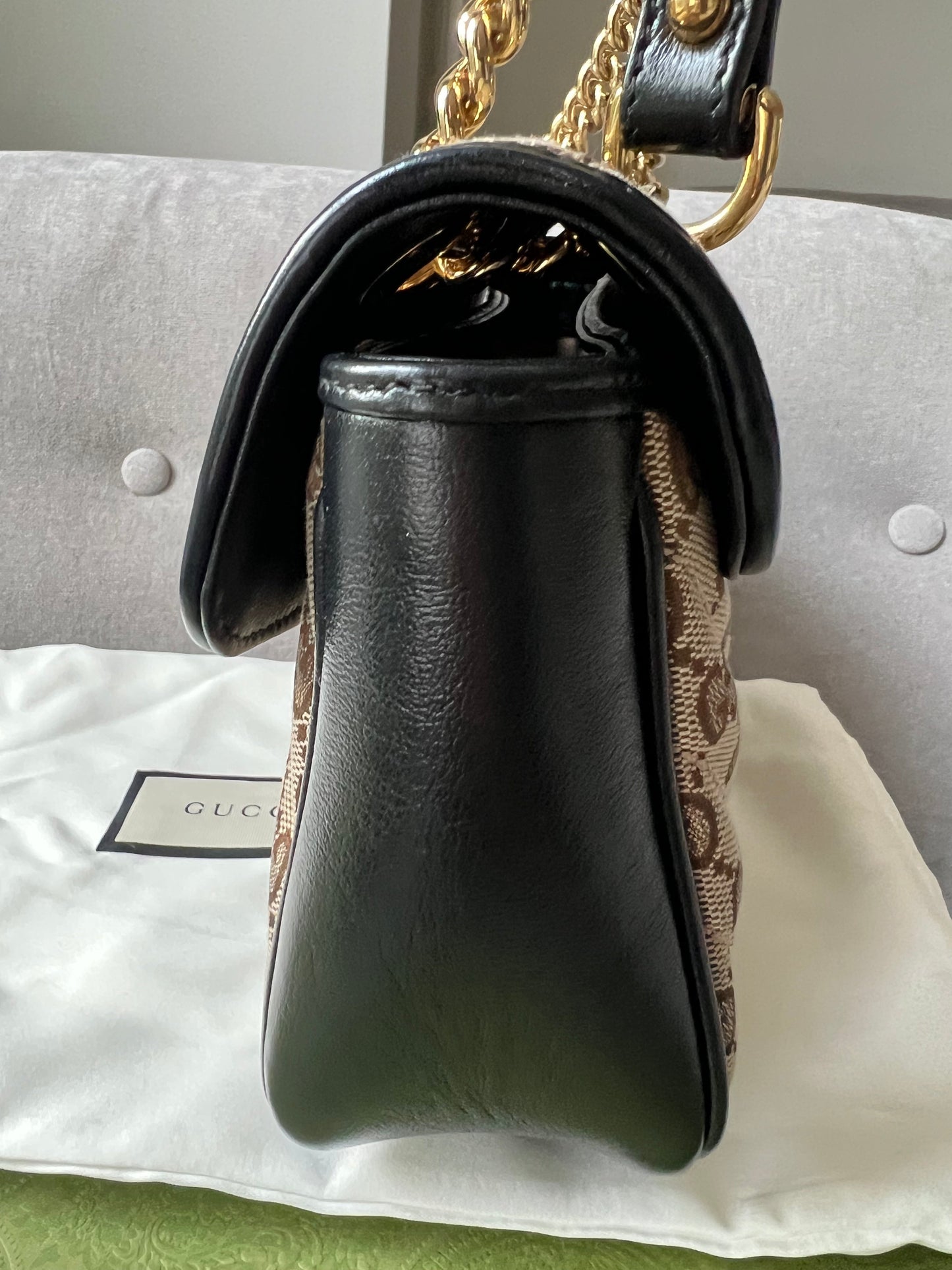 Gucci GG Beige Marmont Small Shoulder Bag (RRP £1,570)