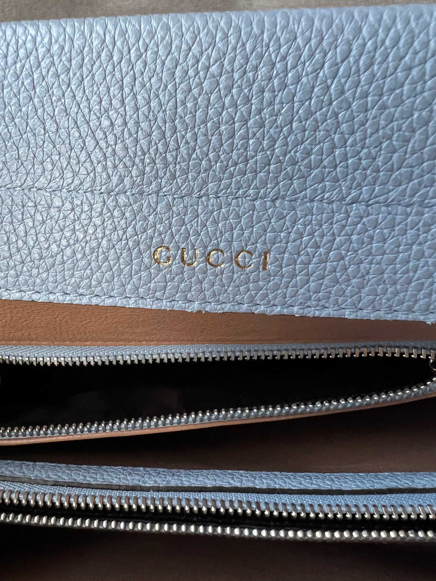 Gucci Pale Blue Medium Zumi Tote (RRP £2210)