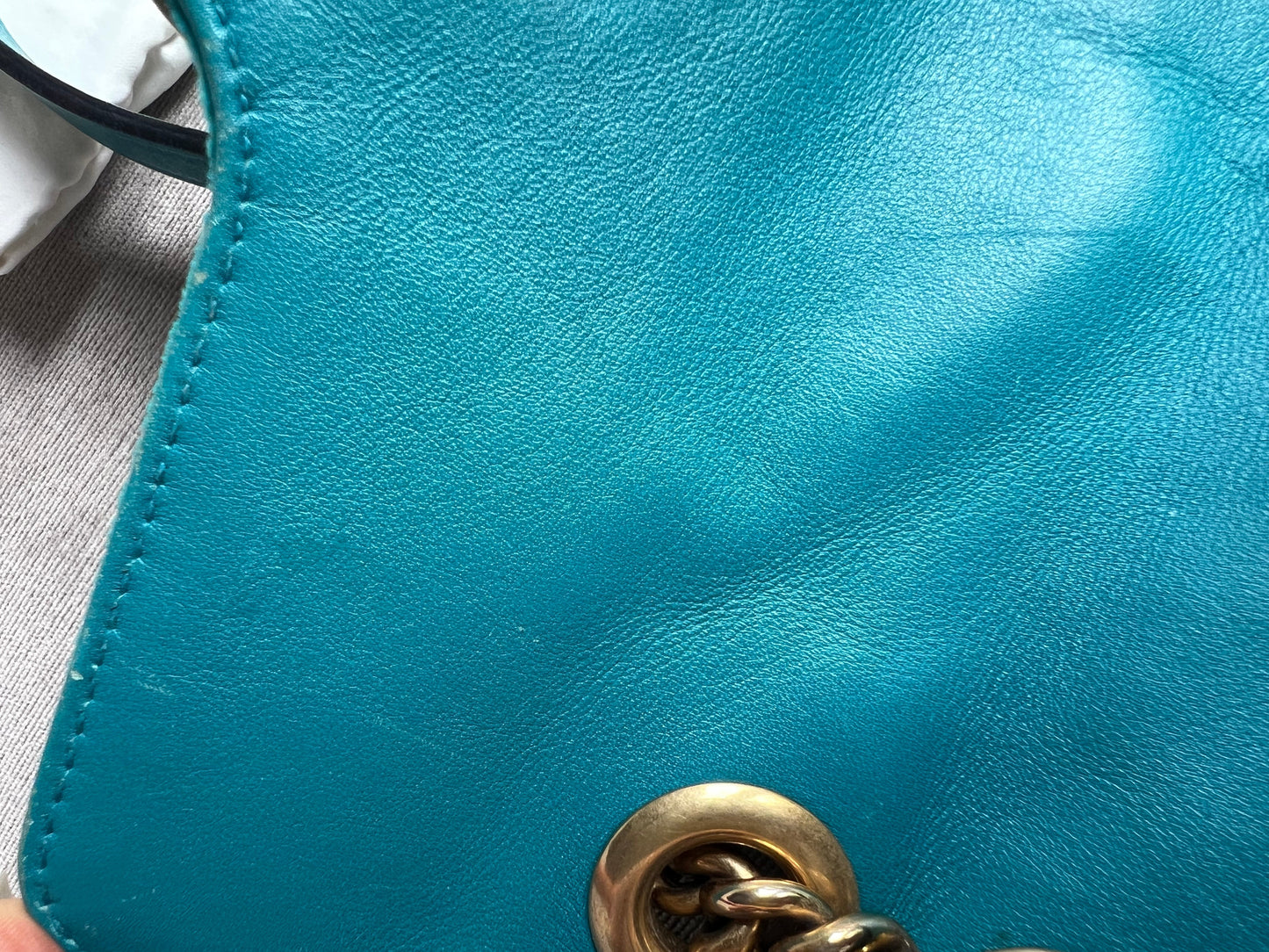 Gucci GG Mini Velvet Marmont Mini Shoulder Bag