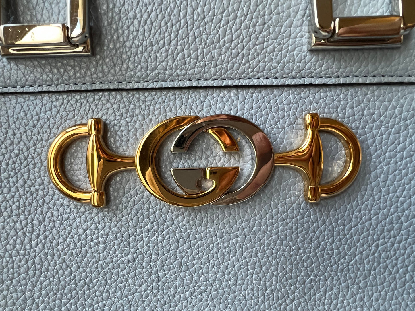 Gucci Pale Blue Medium Zumi Tote (RRP £2210)