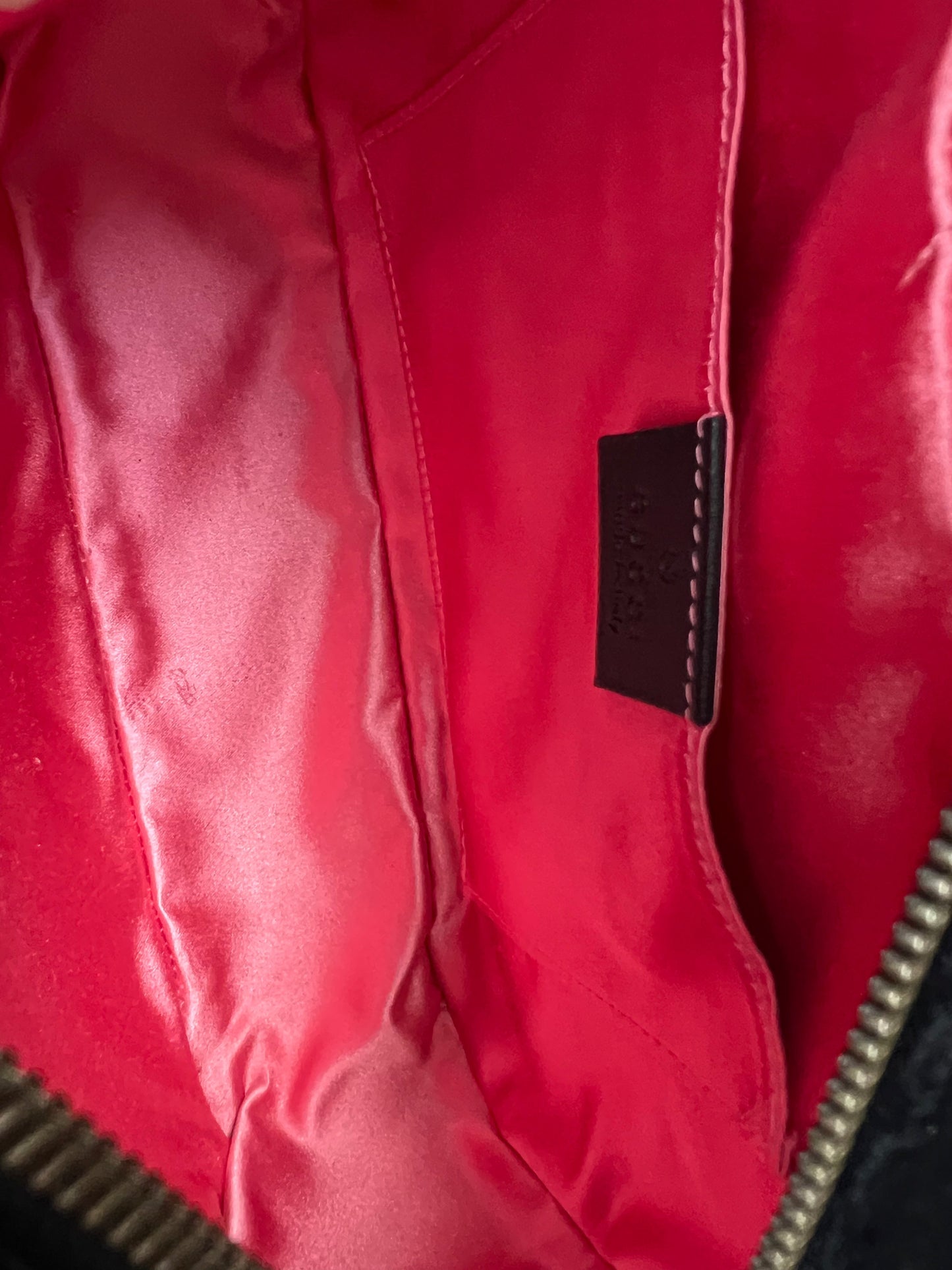 Gucci GG Black Velvet Marmont Small Shoulder Bag