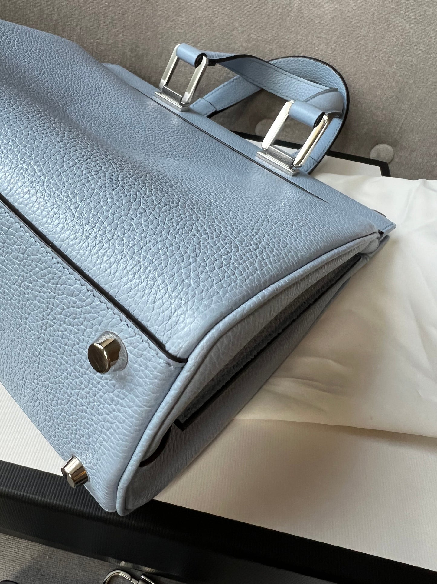 Gucci Pale Blue Medium Zumi Tote (RRP £2210)