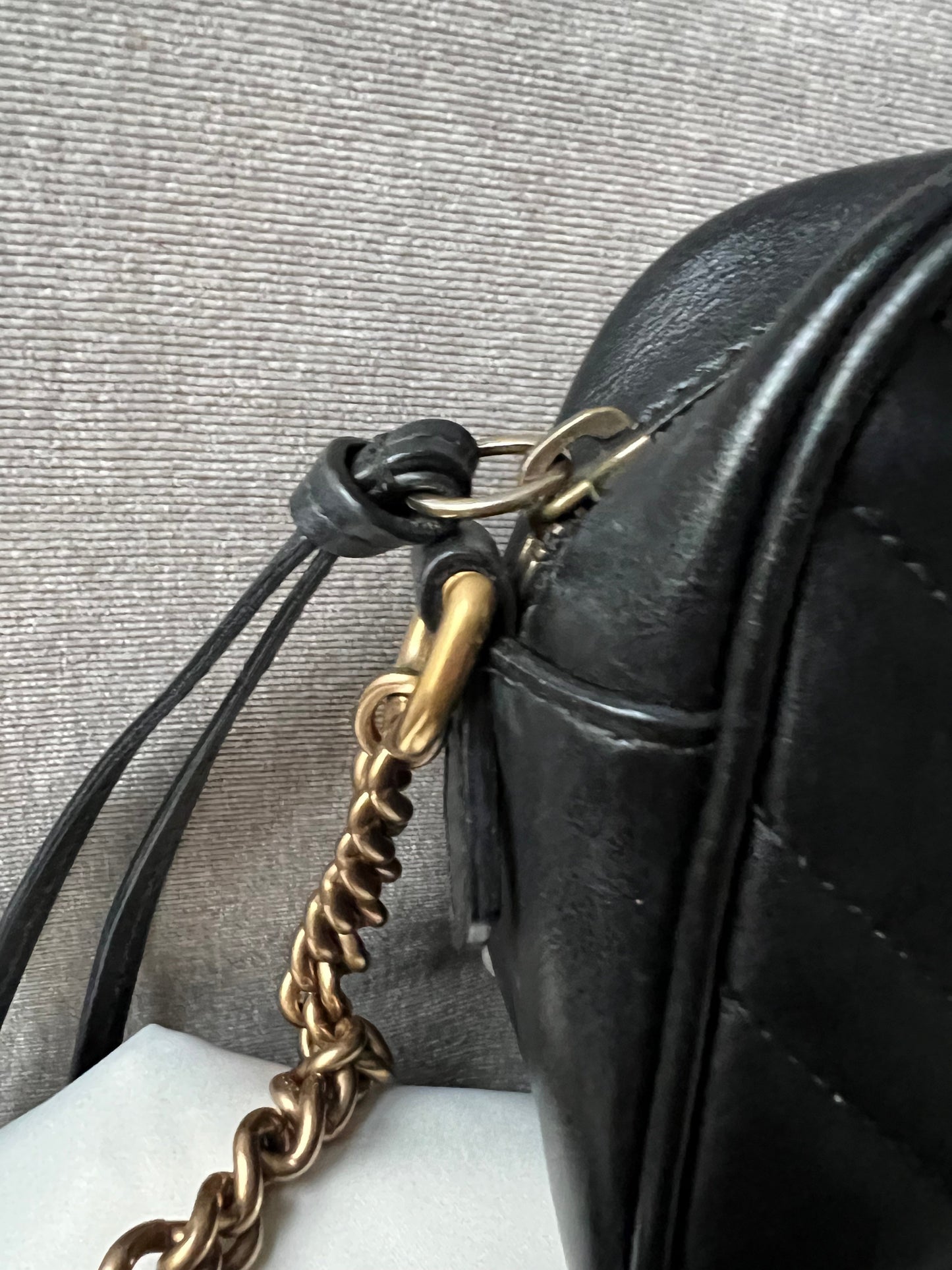 Gucci GG Black Marmont Mini Shoulder Bag (RRP £1,160)