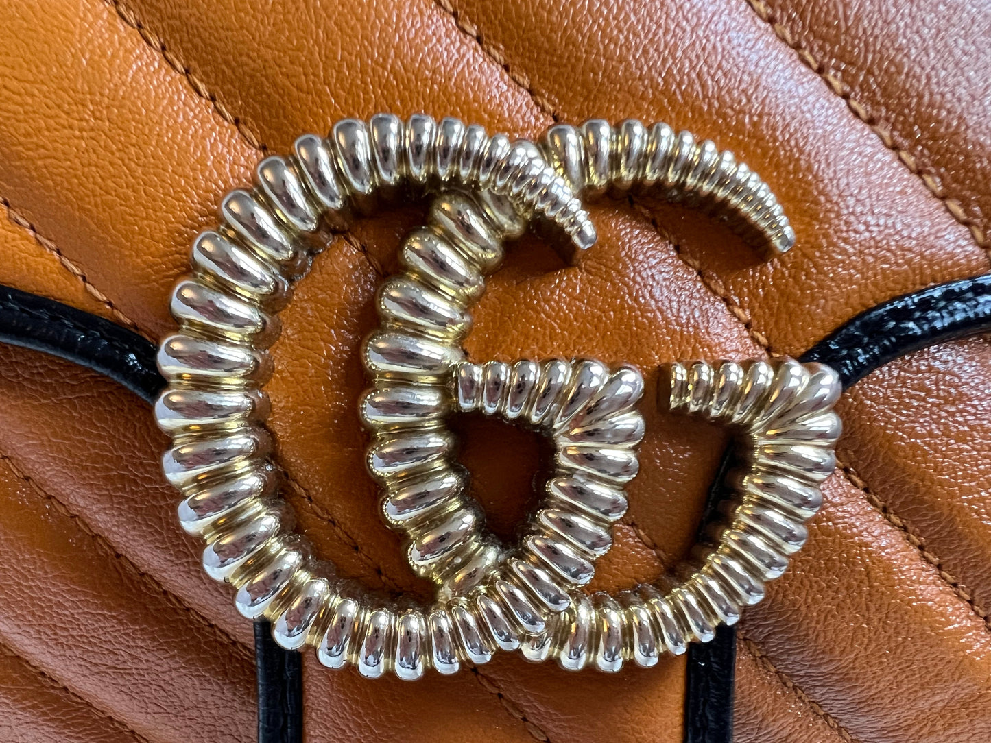 Gucci GG Torchon Tan Marmont Small Shoulder Bag