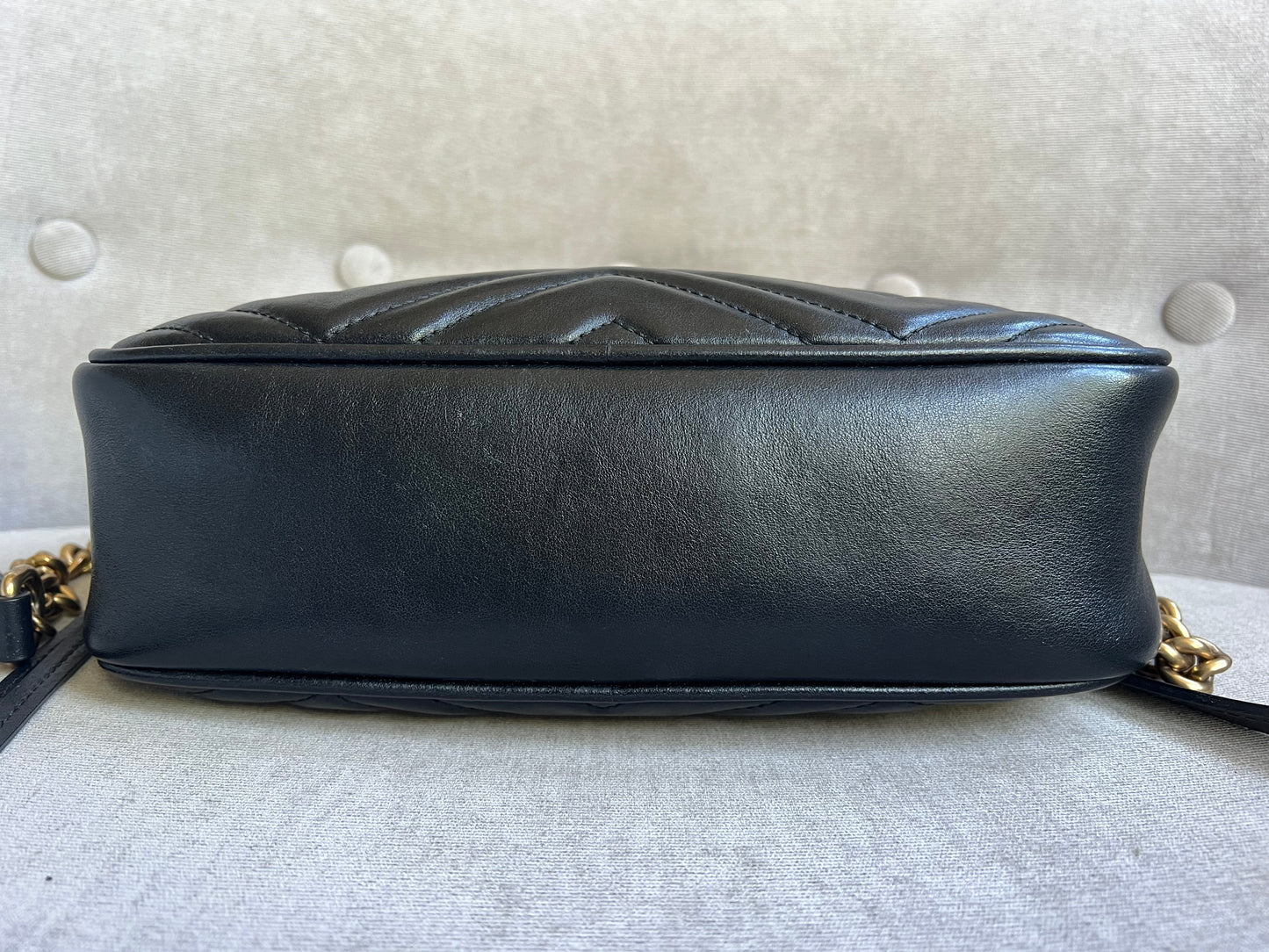 Gucci GG Black Marmont Small Shoulder Bag