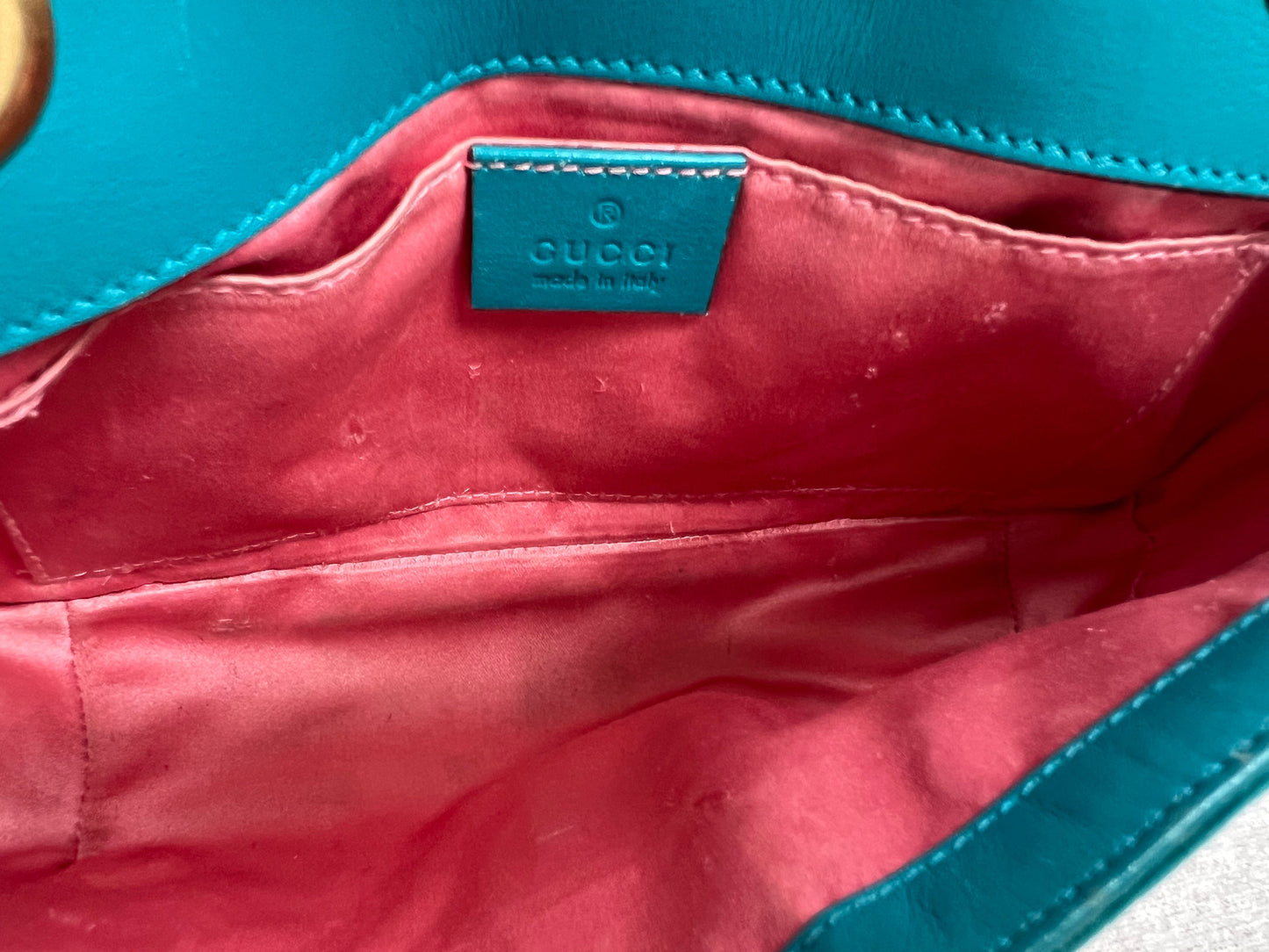 Gucci GG Mini Velvet Marmont Mini Shoulder Bag
