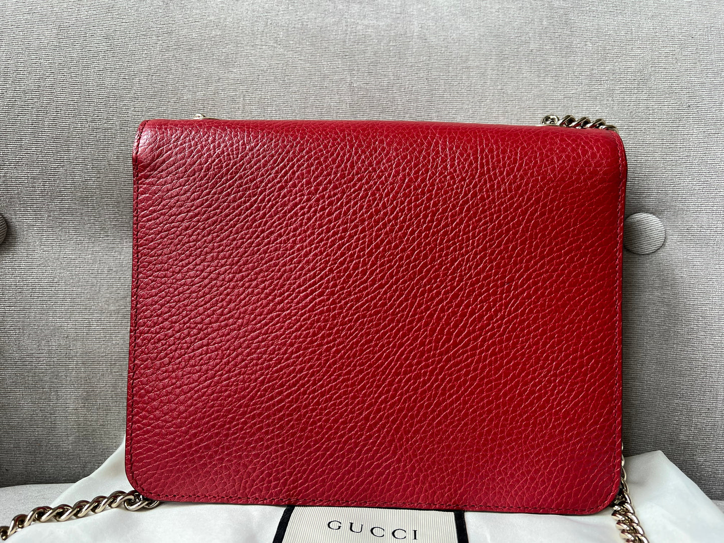 Gucci Interlocking GG Red Small Shoulder Bag