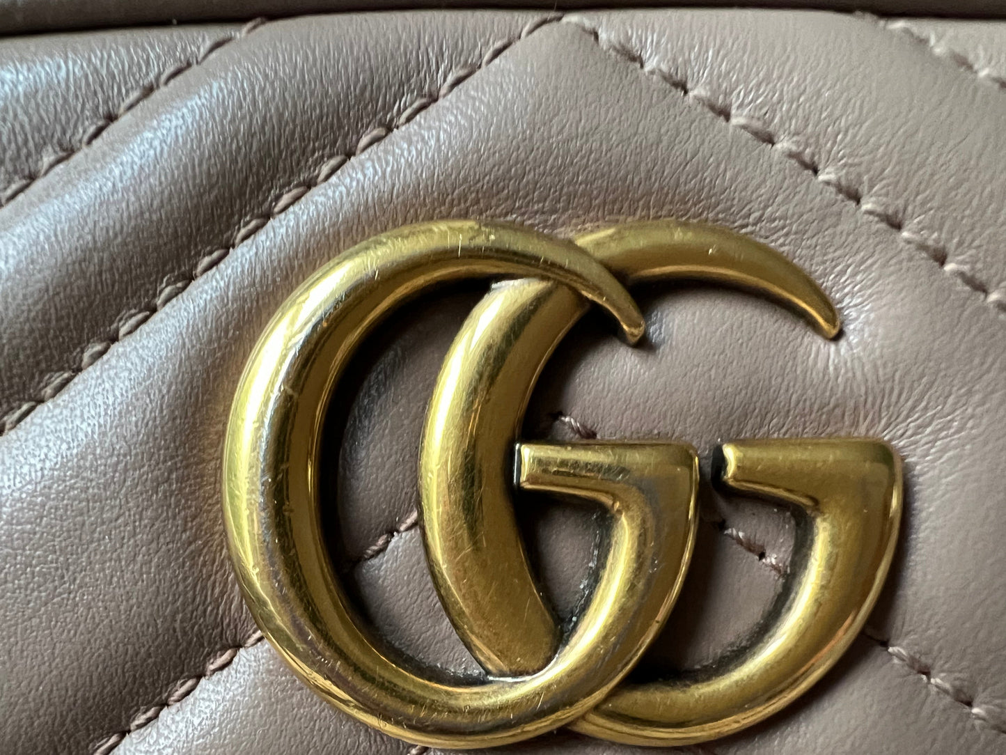 Gucci GG Dusty Pink Marmont Mini Shoulder Bag (RRP £1,160)