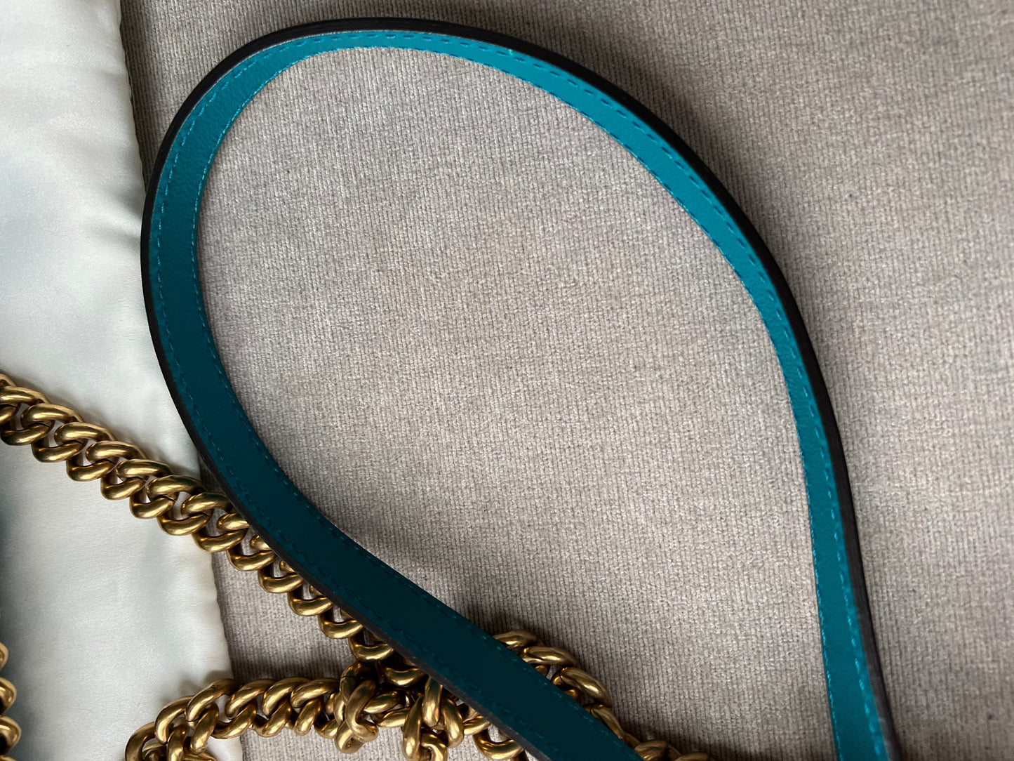 Gucci GG Mini Velvet Marmont Mini Shoulder Bag
