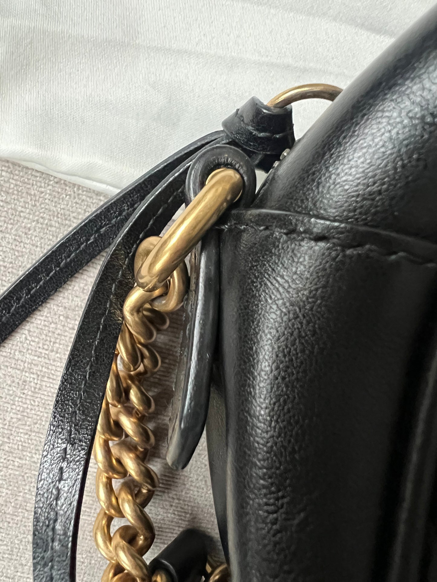 Gucci GG Black Marmont Small Shoulder Bag