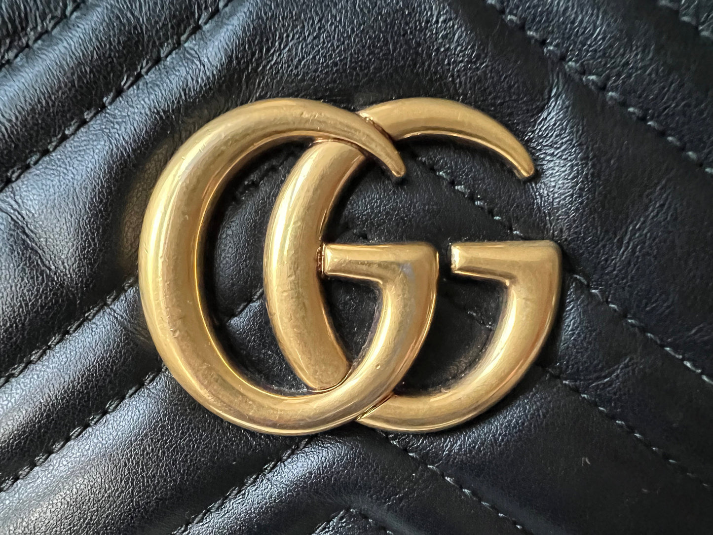Gucci GG Black Marmont Small Shoulder Bag (RRP £1250)
