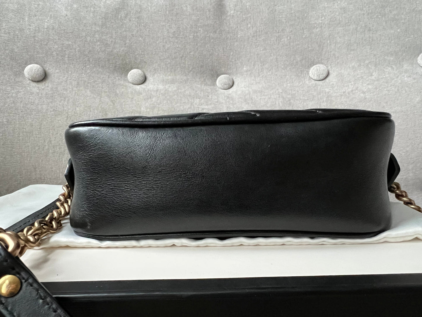 Gucci GG Black Marmont Mini Shoulder Bag (RRP £1,160)