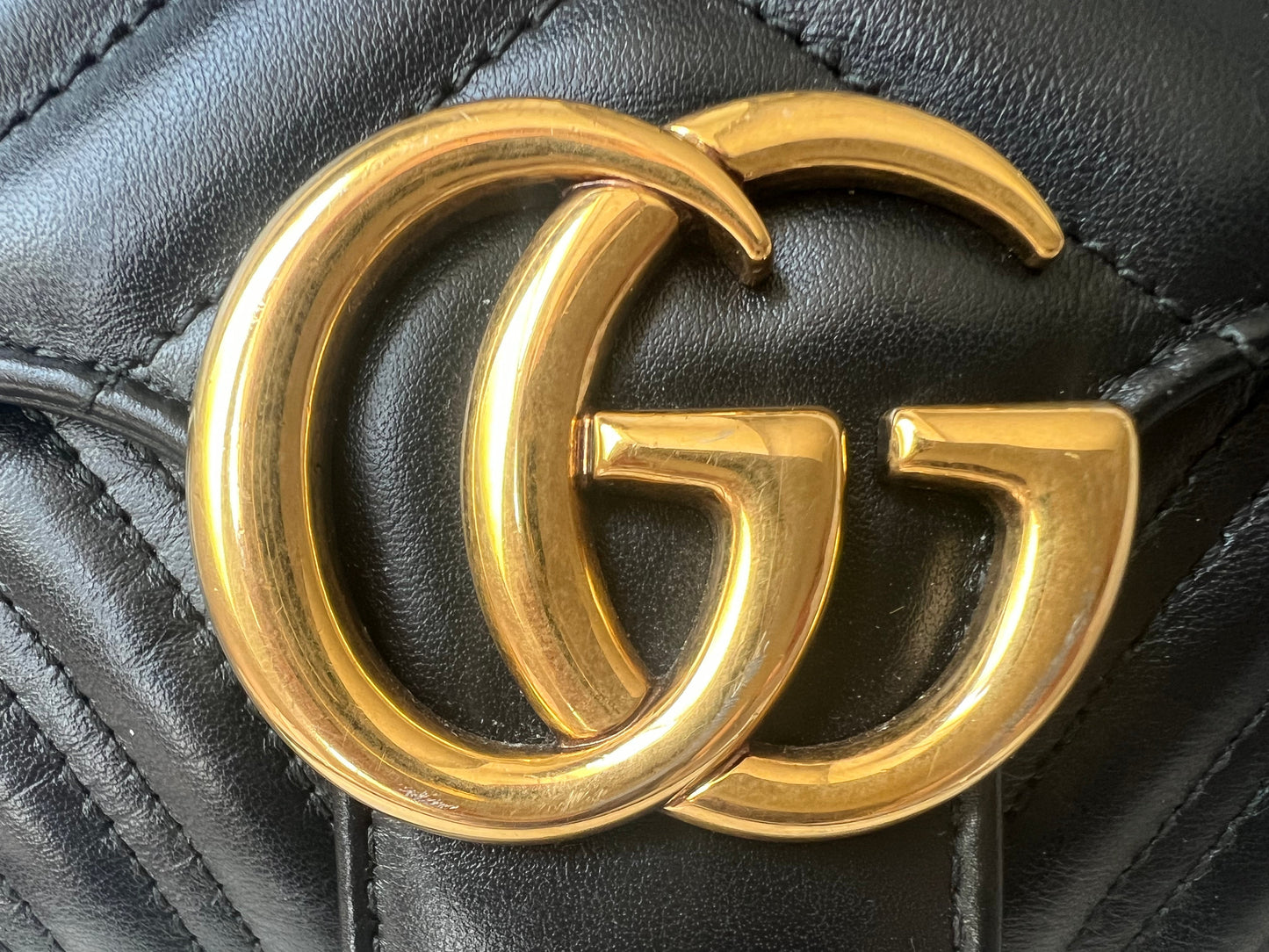 Gucci GG Black Marmont Small Shoulder Bag (RRP £1800)