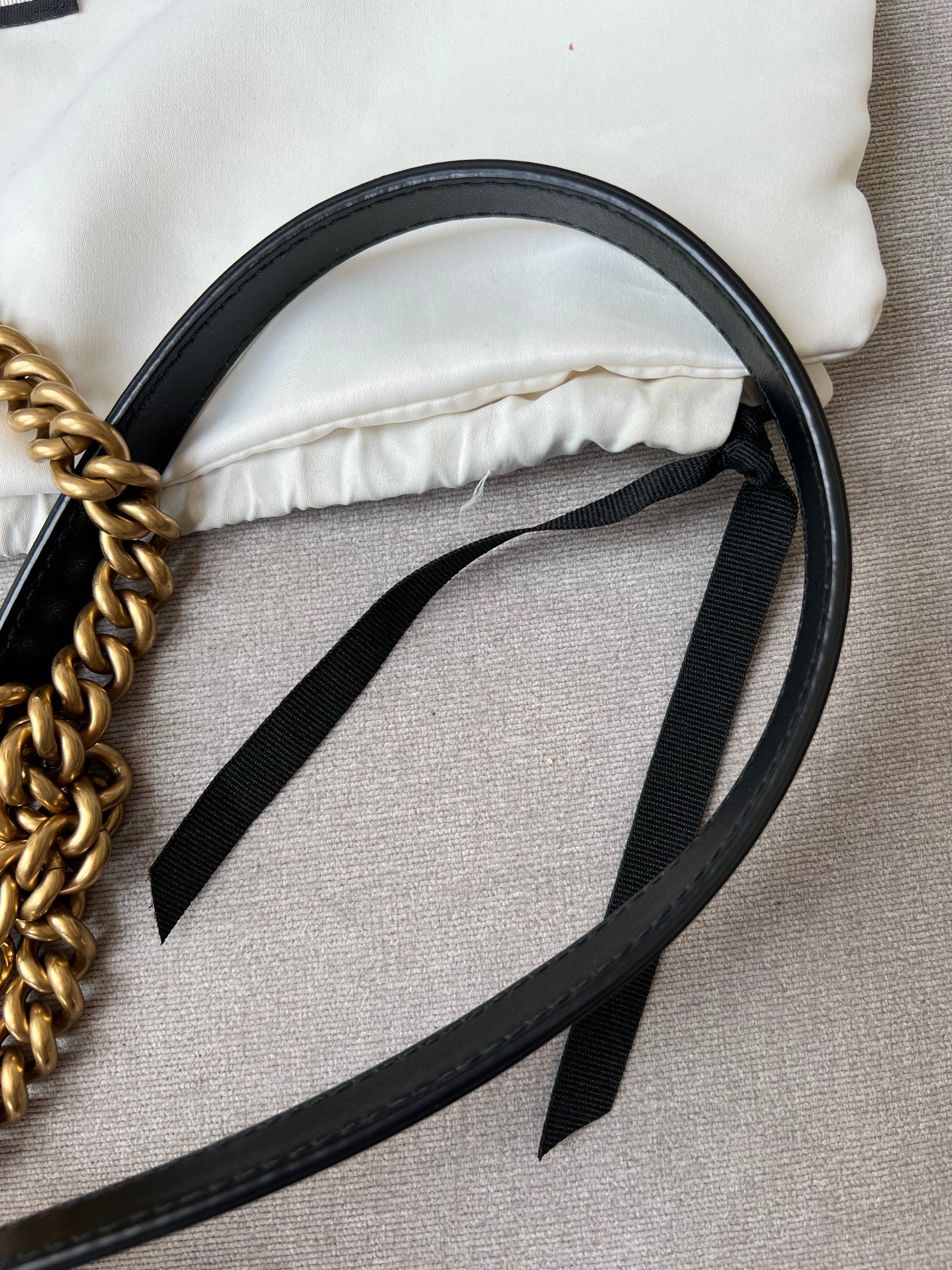 Gucci GG Black Marmont Small Shoulder Bag (RRP £1800)