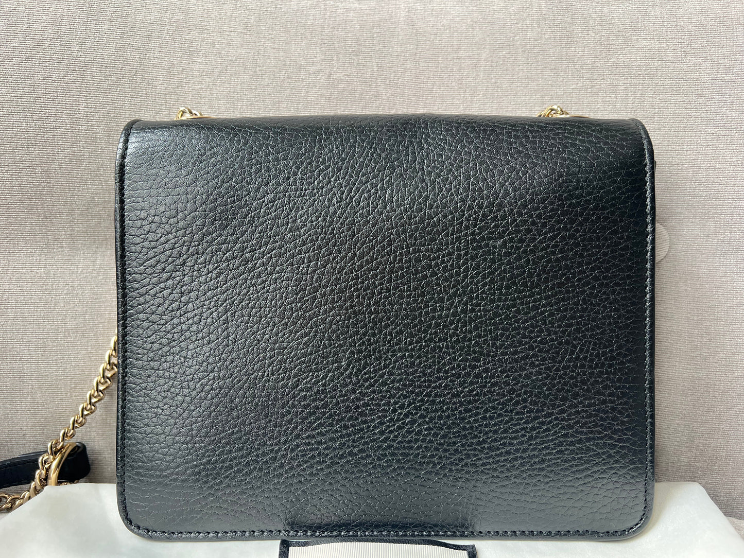 Gucci Interlocking GG Black Small Shoulder Bag