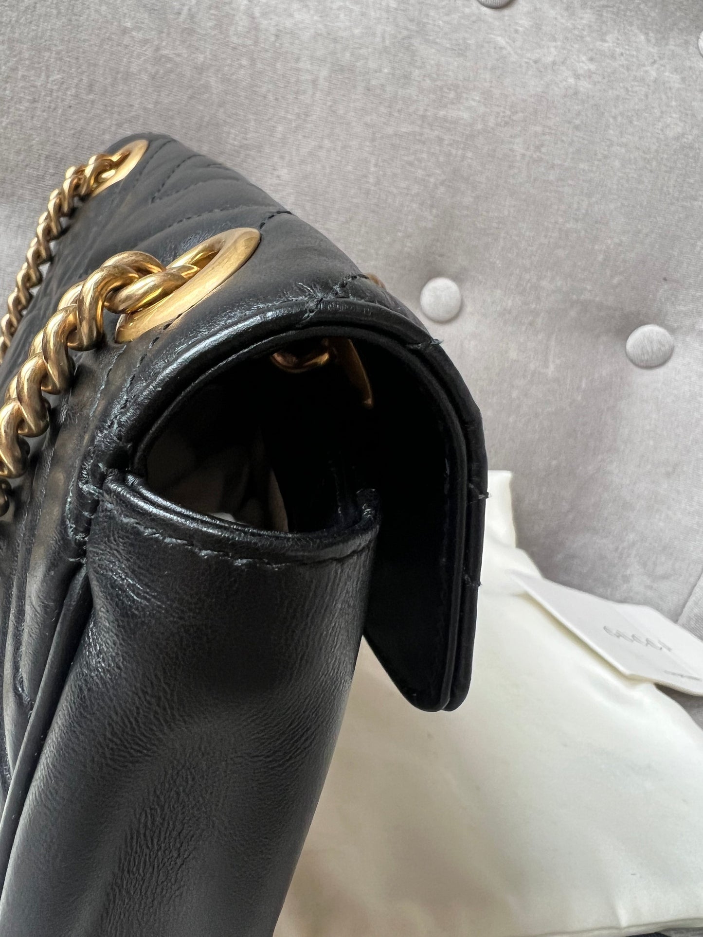 Gucci GG Black Marmont Mini Shoulder Bag (RRP £1,700)
